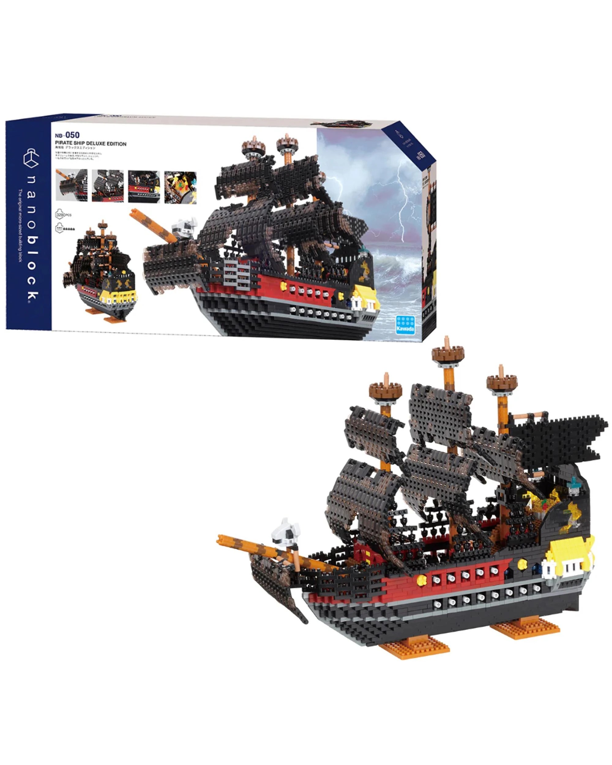 1 Nanoblock DX Pirate Ship Deluxe, 1 of 8
