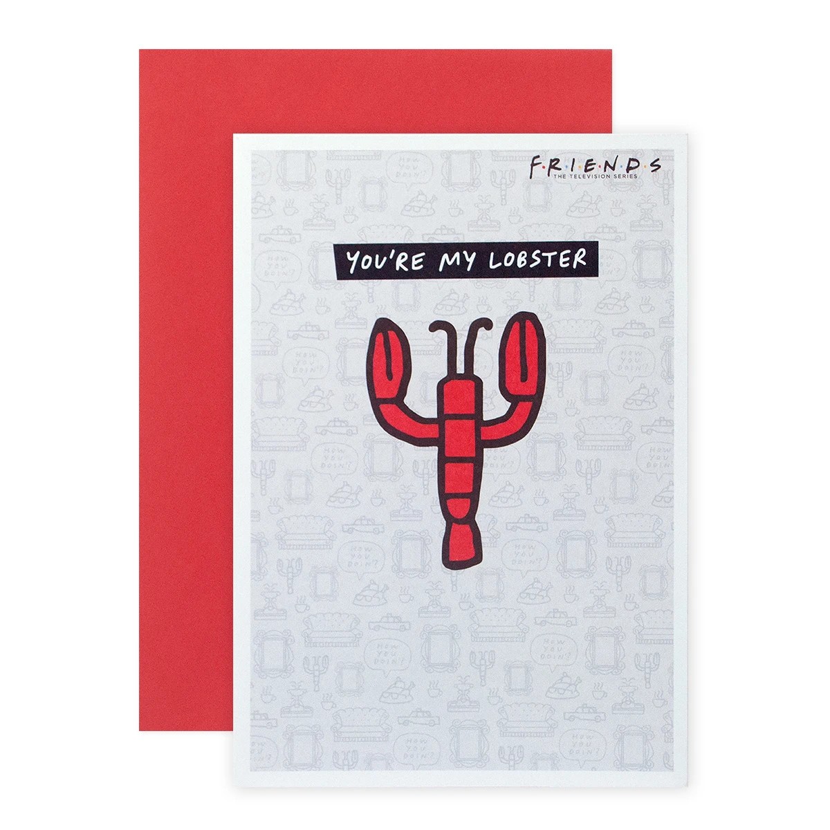 1 Hallmark FRIENDS Valentine's Day Card - My Lobster, 1 of 3