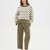 DUSTY OLIVE STRIPE