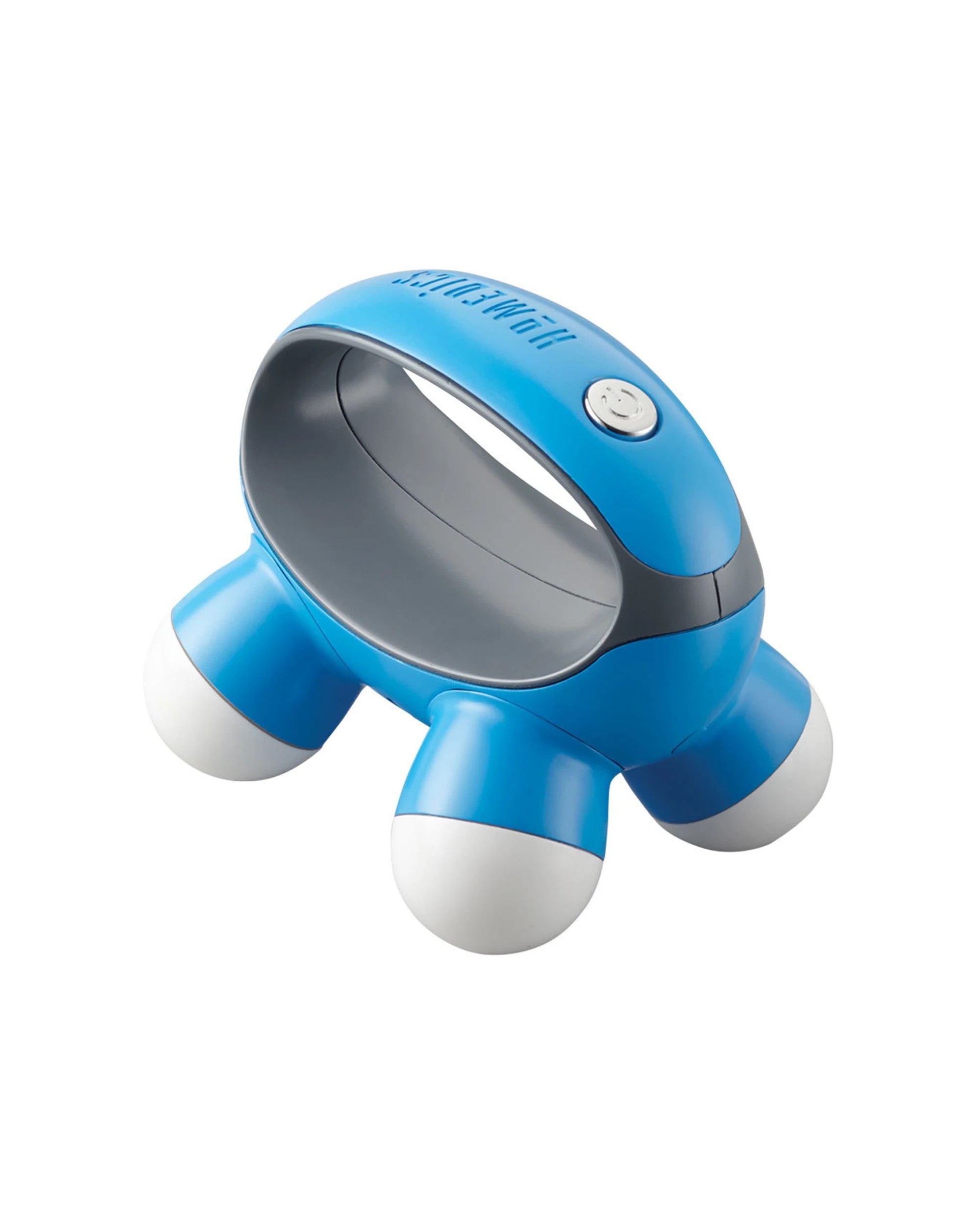 1 HOMEDICS Quatro Mini Massager Quad Nodes Battery Operated Handheld Portable - Blue, 1 of 1