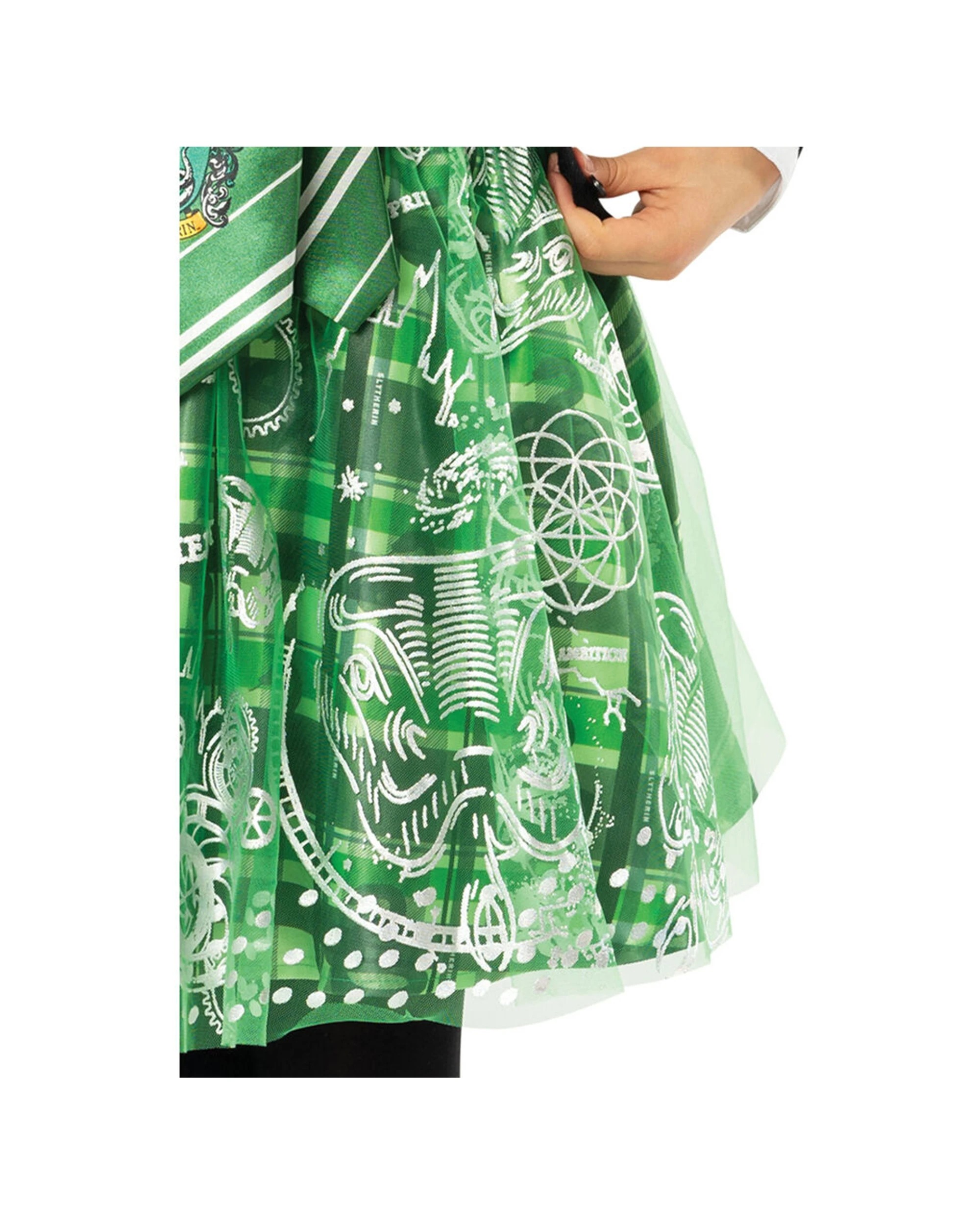 3 Harry Potter Slytherin Tutu Skirt Kids Children XL - Green, 3 of 3