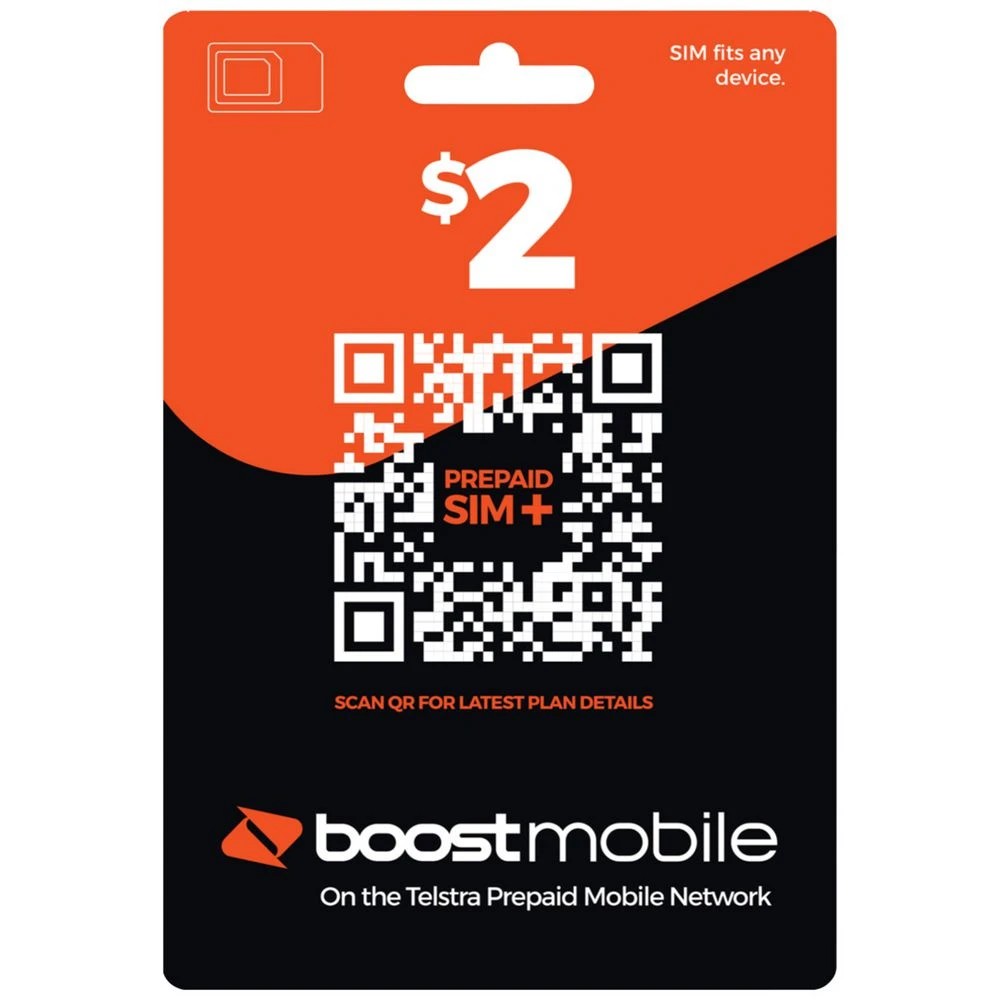 1 Boost $2 Prepaid SIM Kit, 1 of 1