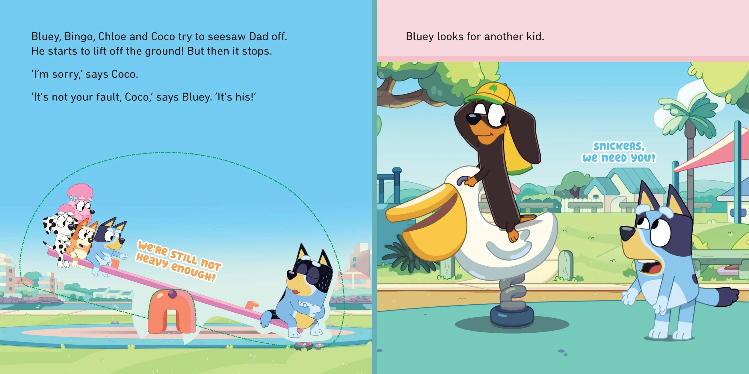 4 Bluey: Seesaw - A-Slide-and-Play Book, 4 of 6