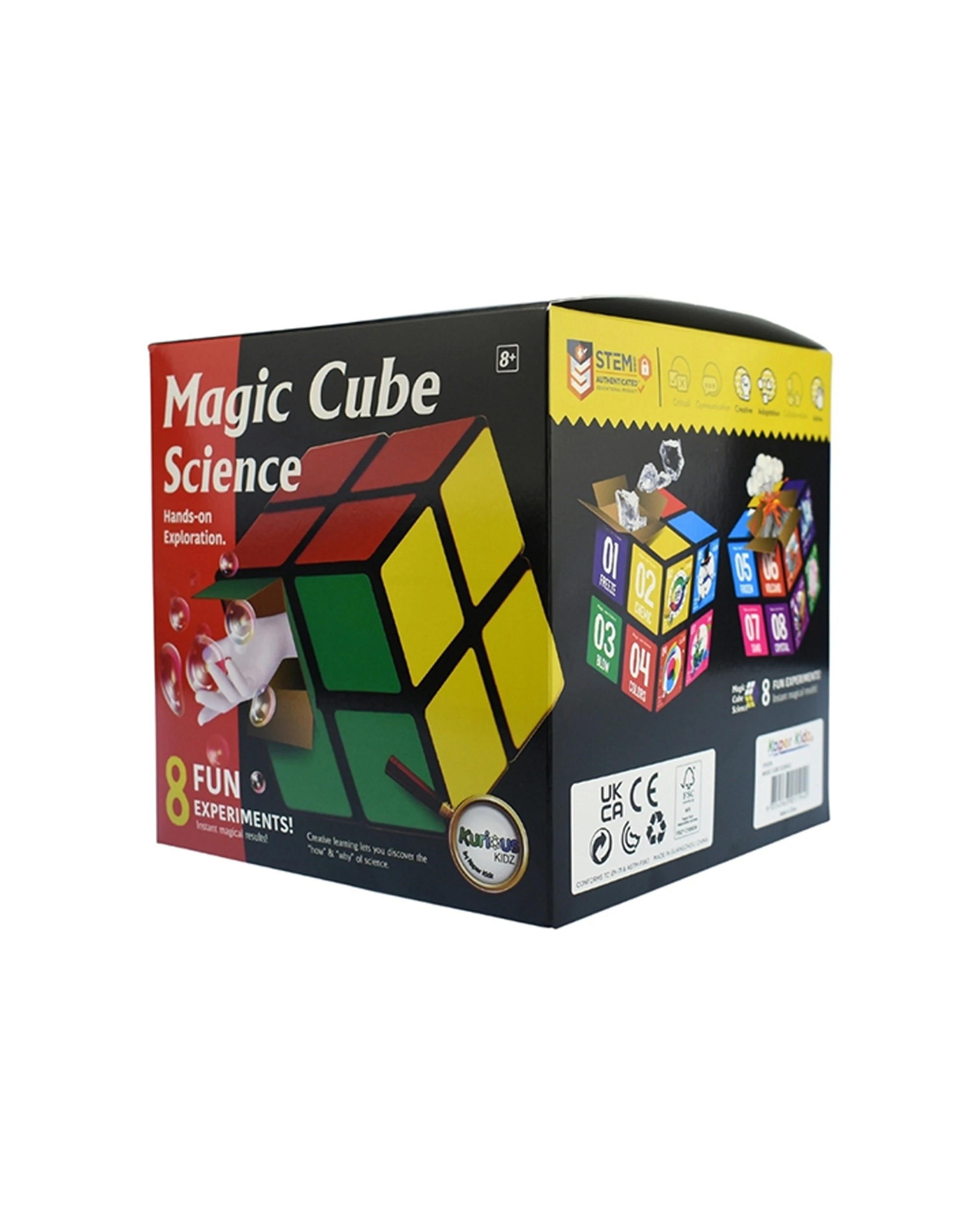 3 Kaper Kidz Magic Cube Science Kit Kids Toy 8 Experiments Educational Set - Multi, 3 of 8