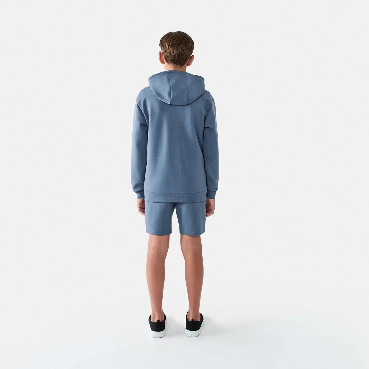 8 Active Kids Zip Through Hoodie Vintg Blue, 8 of 10