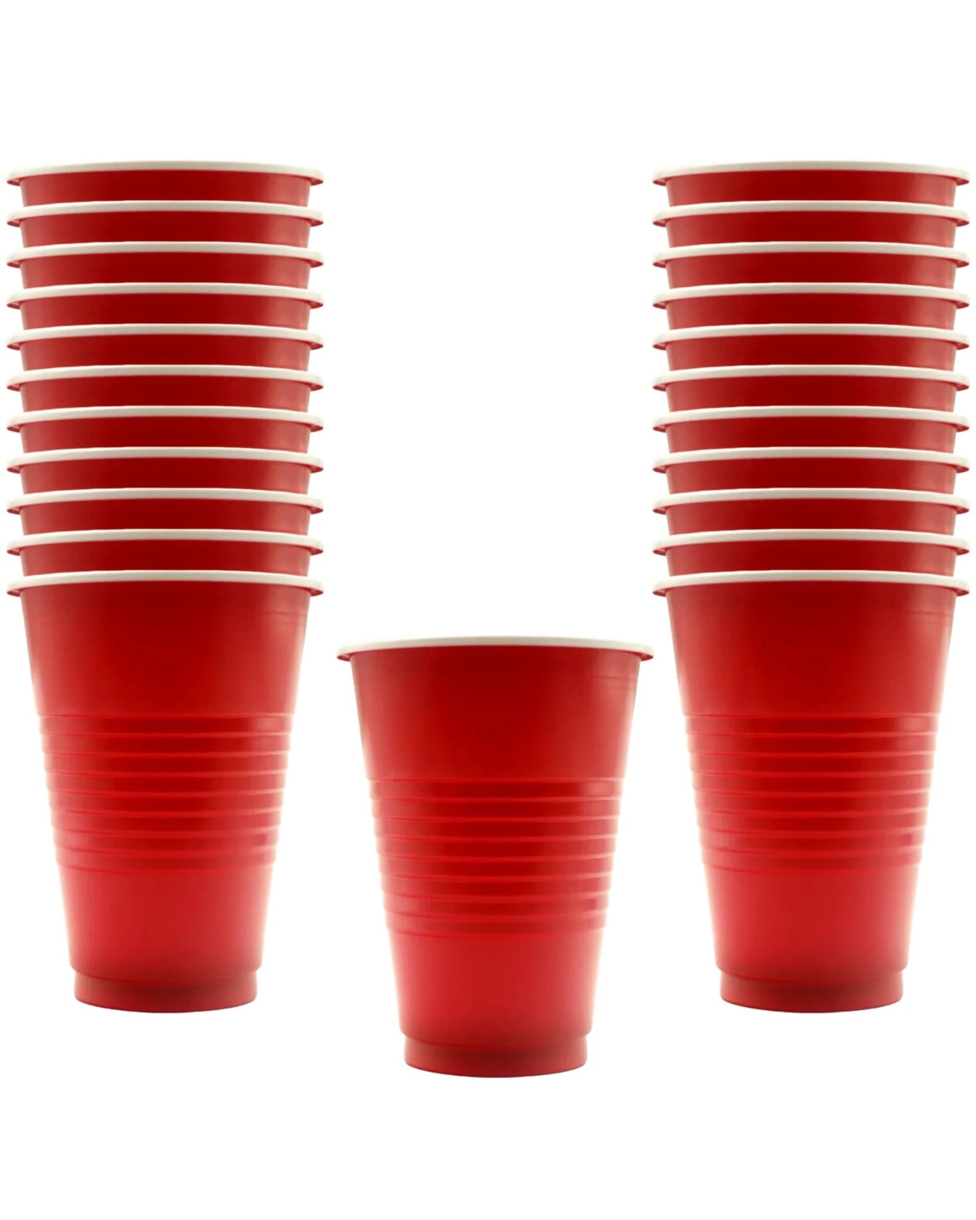1 Party Maker American Party Cups 266ml Pack of 50 - Red, 1 of 3
