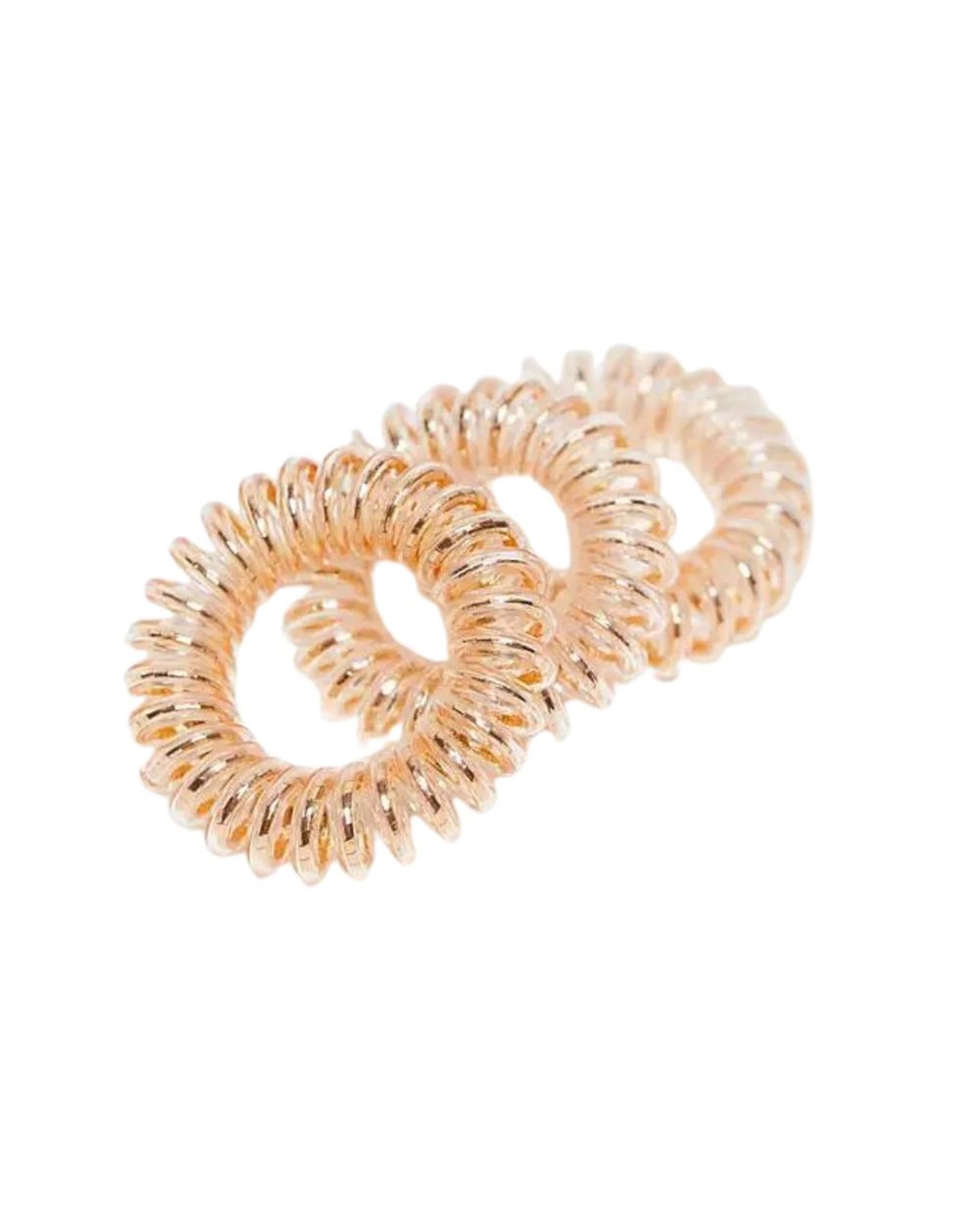 2 Invisibobble Original Spiral Traceless  Hair Ties 3Pk - Bronze Me Pretty - Bronze, 2 of 2