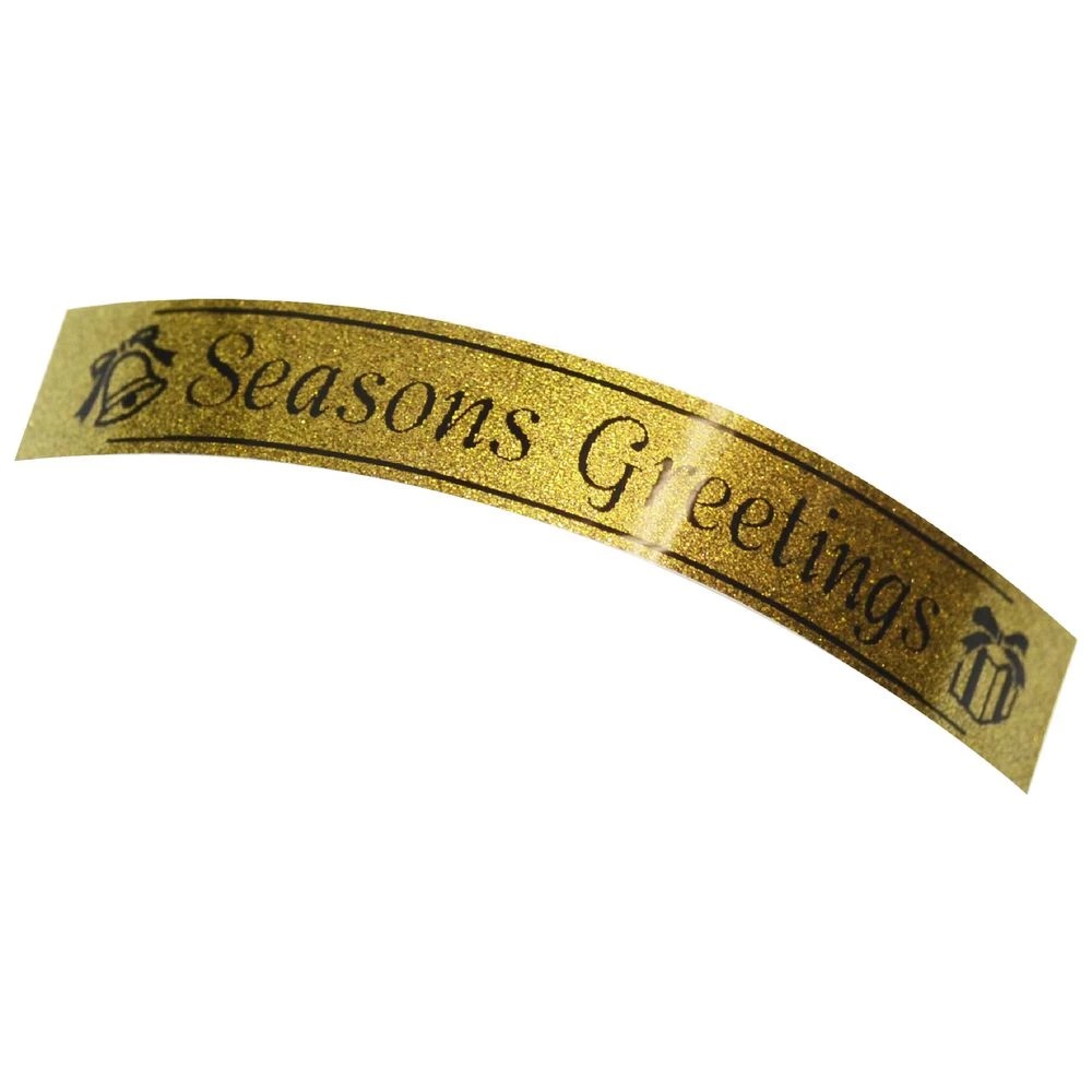 2 Brother TZe-PR831 Glitter Tape 12mm x 4m Black on Gold, 2 of 3
