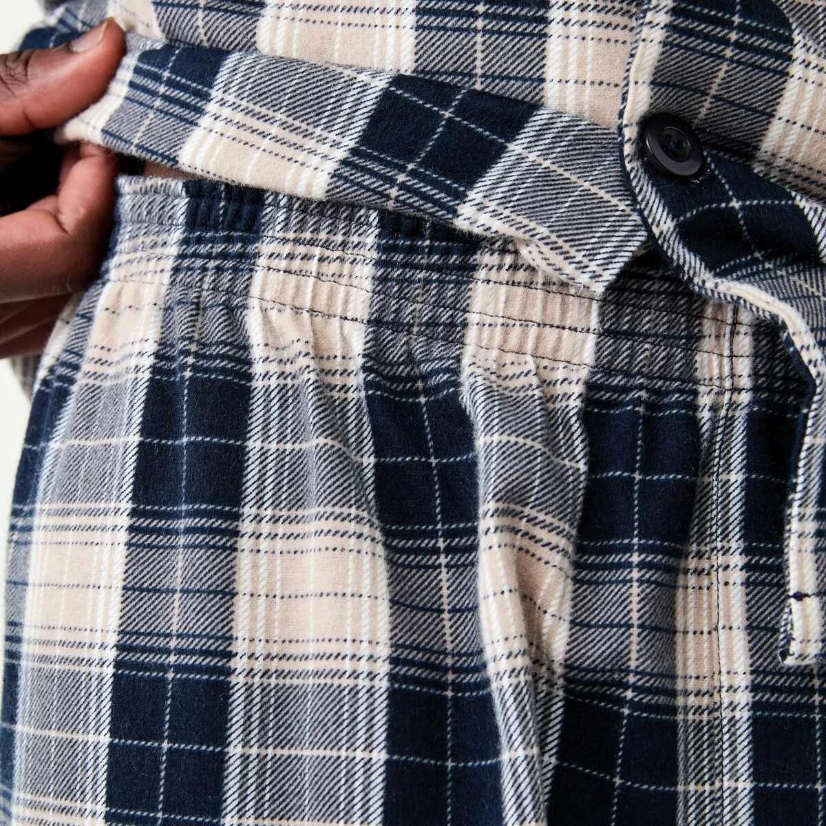 8 Printed Flannel Pyjama Set Skywardchk, 8 of 8