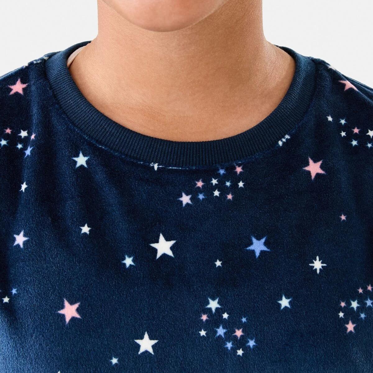 4 Super Soft Pyjama Set Navy Stars, 4 of 9