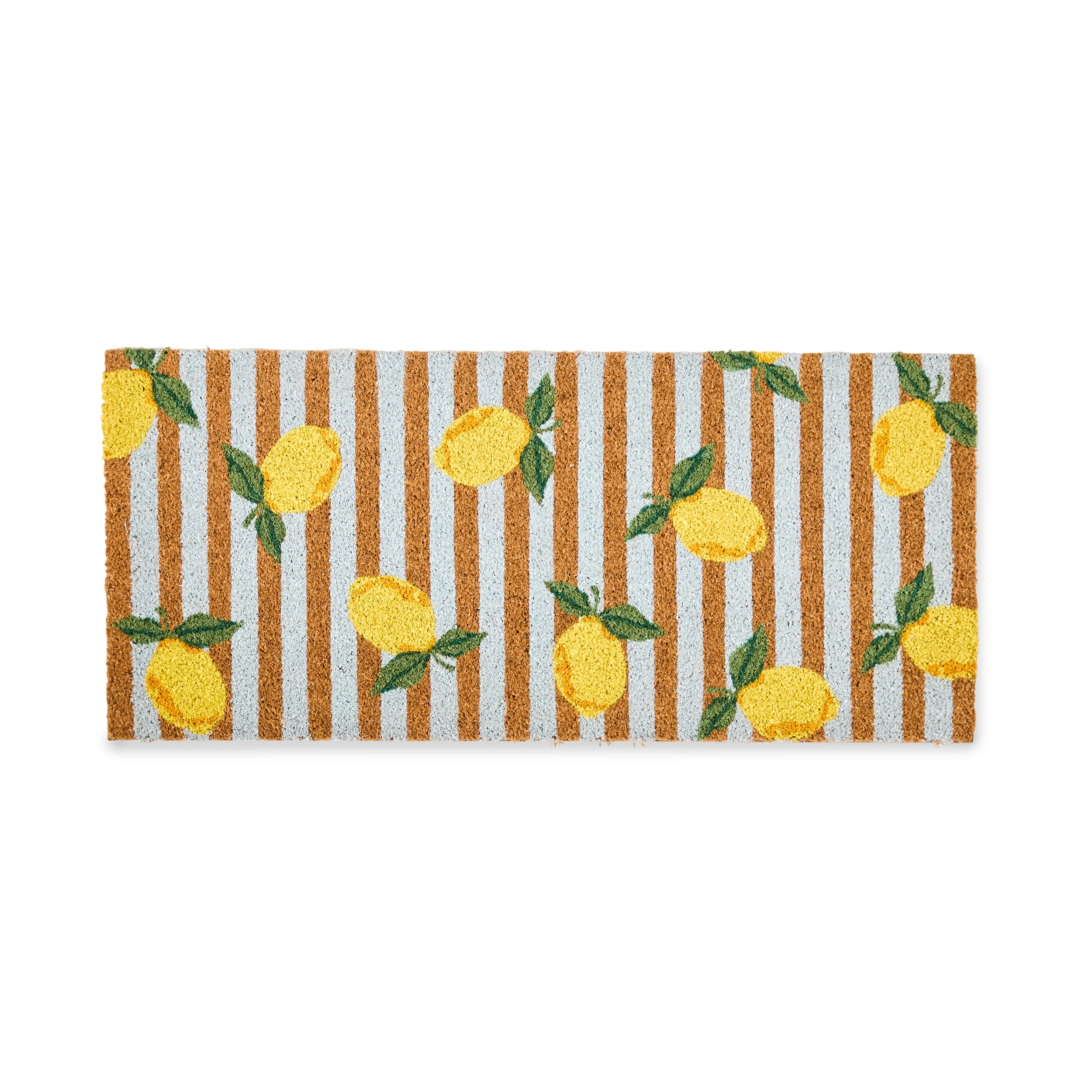 5 Lemon Stripe Door Mat, 5 of 5