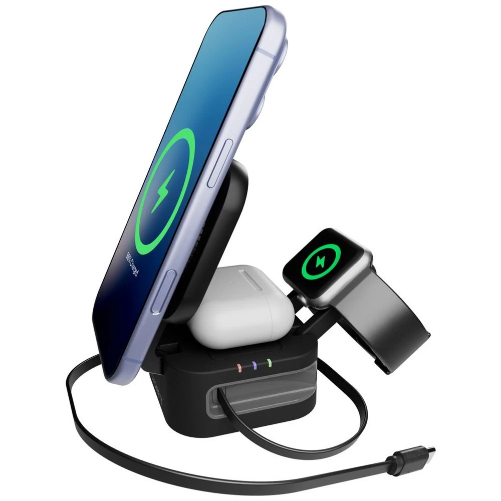 2 Cygnett ChargeBase 3 in 1 Wireless Charger w/ USB-C, 2 of 5