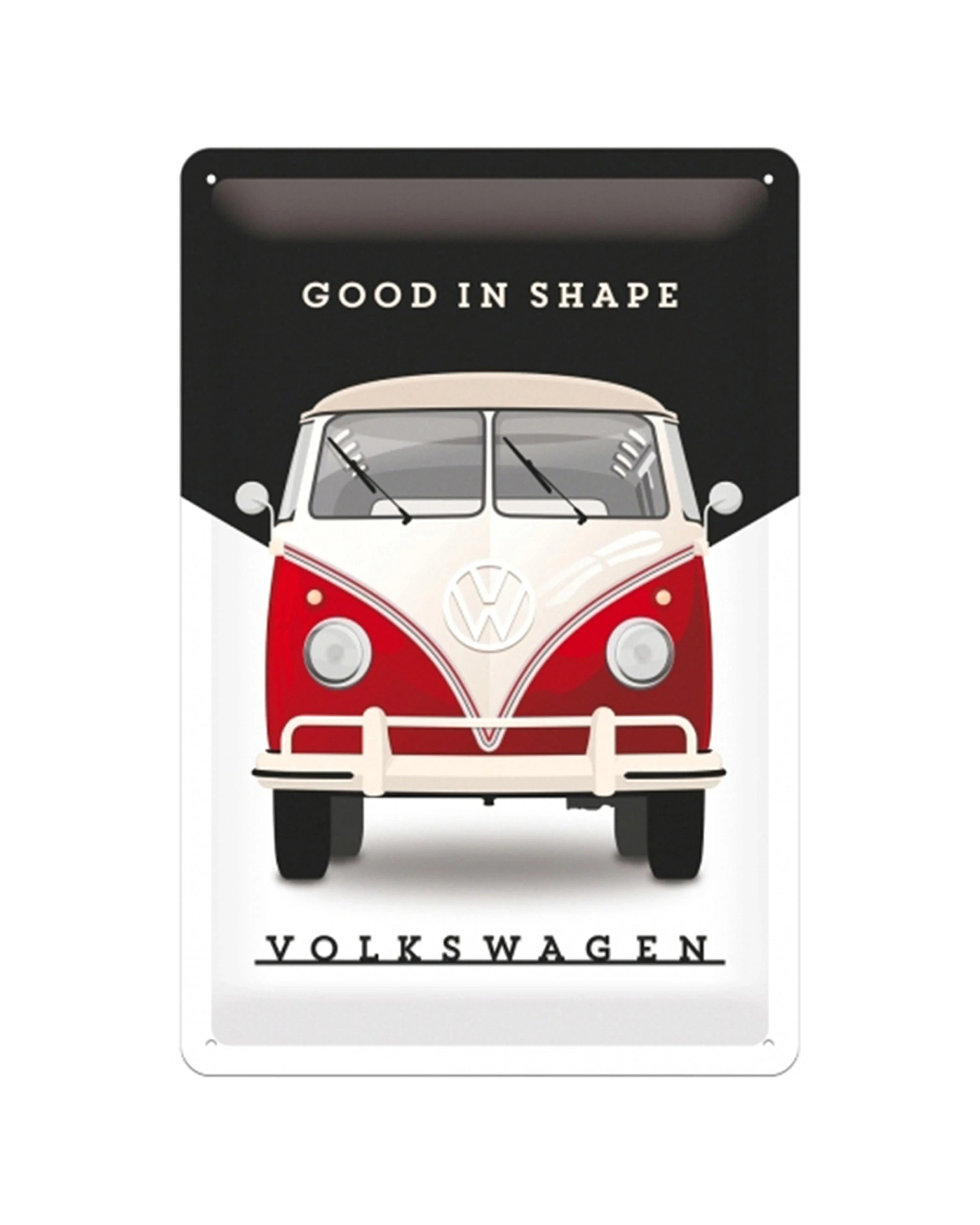 1 Nostalgic-Art Medium 20x30cm Metal Wall Art Sign Plaque -  VW Good in Shape - Multi, 1 of 1