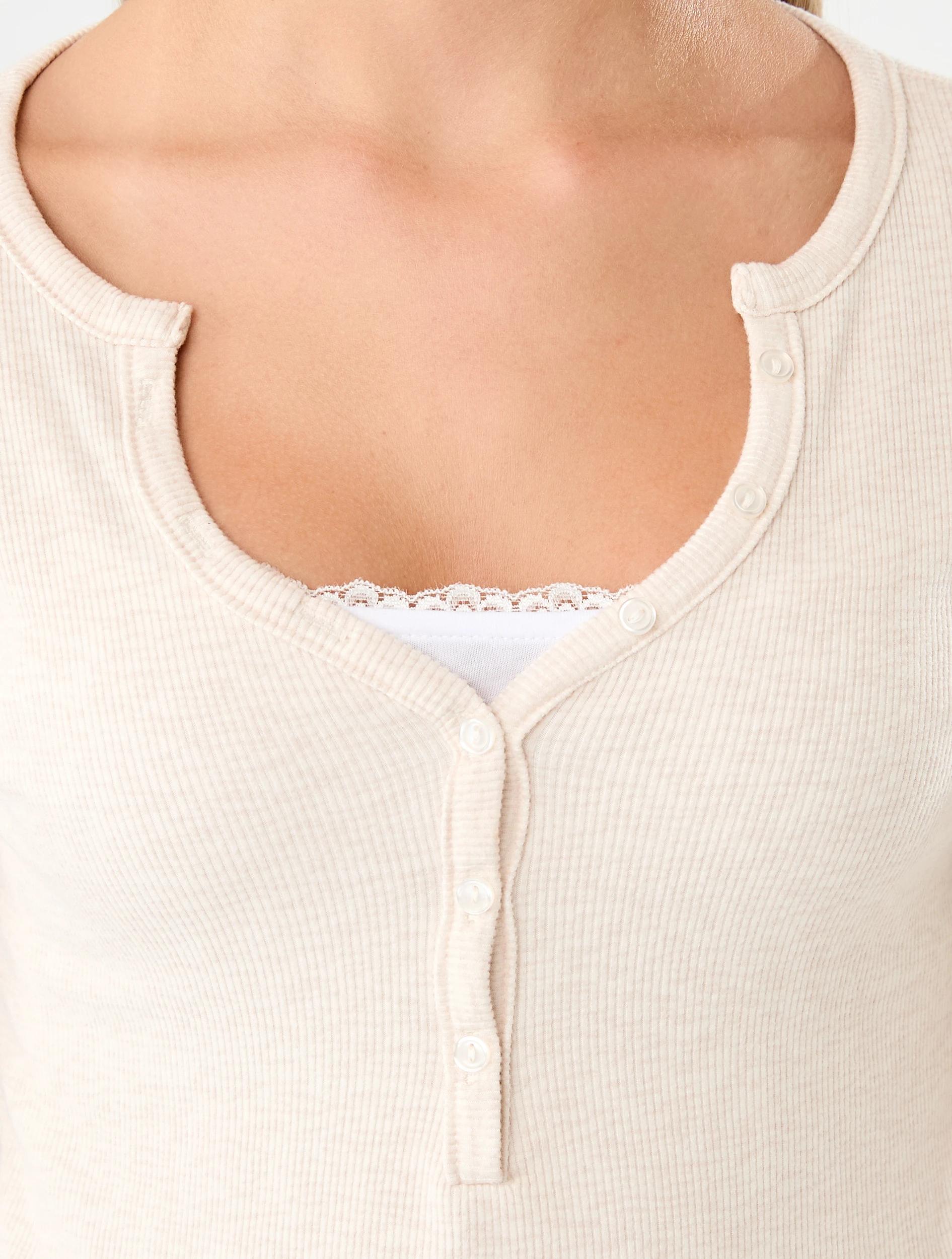 4 Long Sleeve Henley T-shirt Hony Marle, 4 of 6