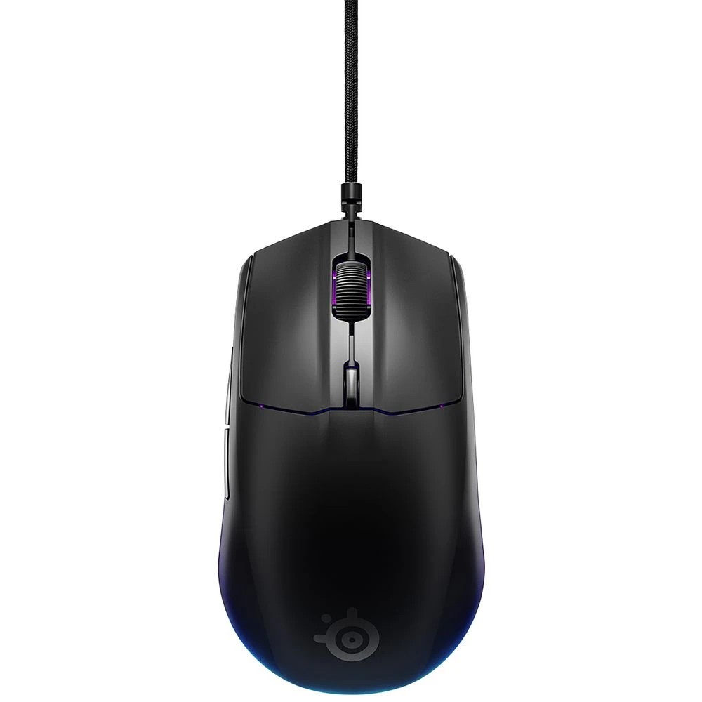 1 SteelSeries Rival 3 Gen 2 Wired Gaming Mouse Black, 1 of 6