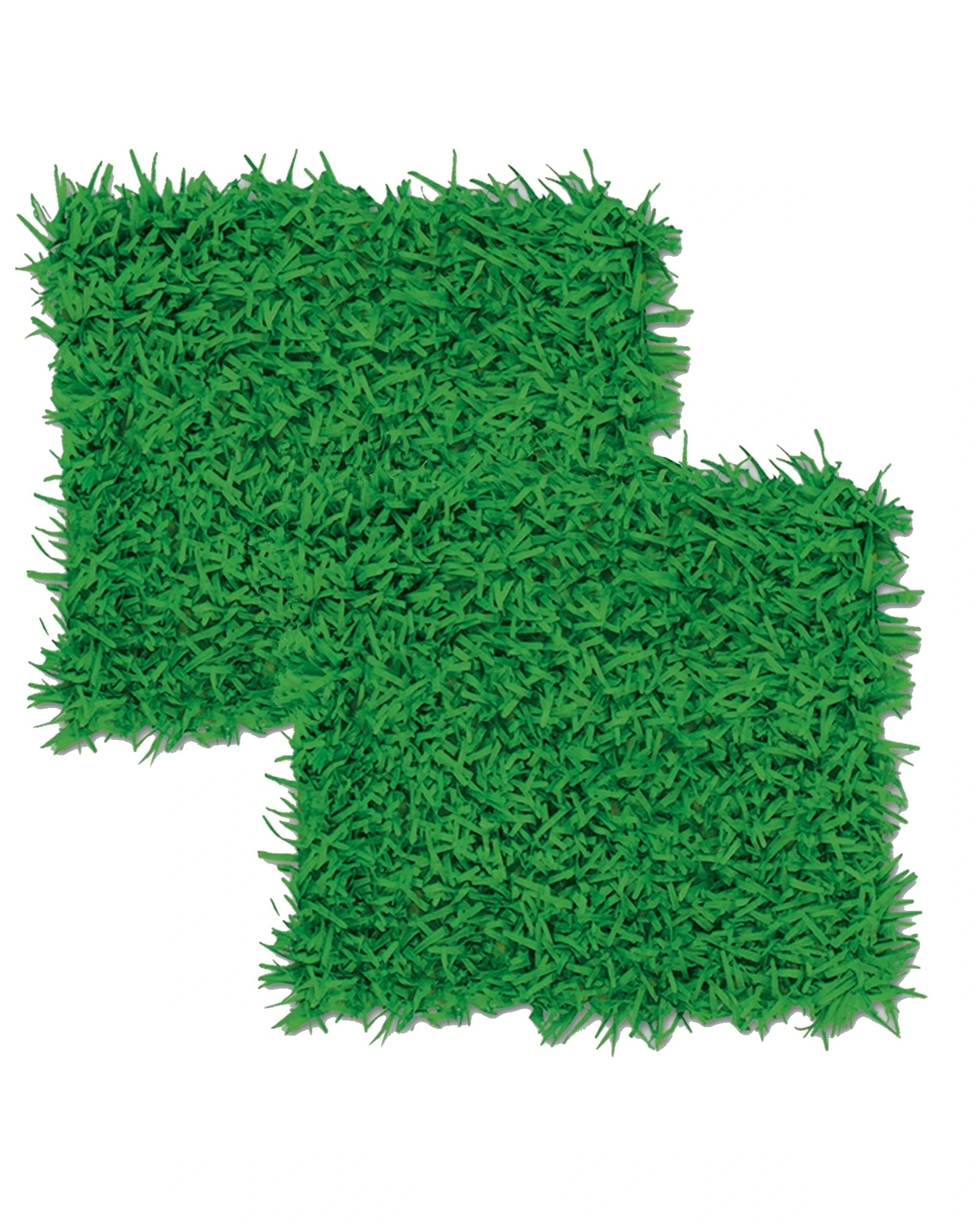 2 Beistle Tissue Grass Mat 2pcs - Green, 2 of 5