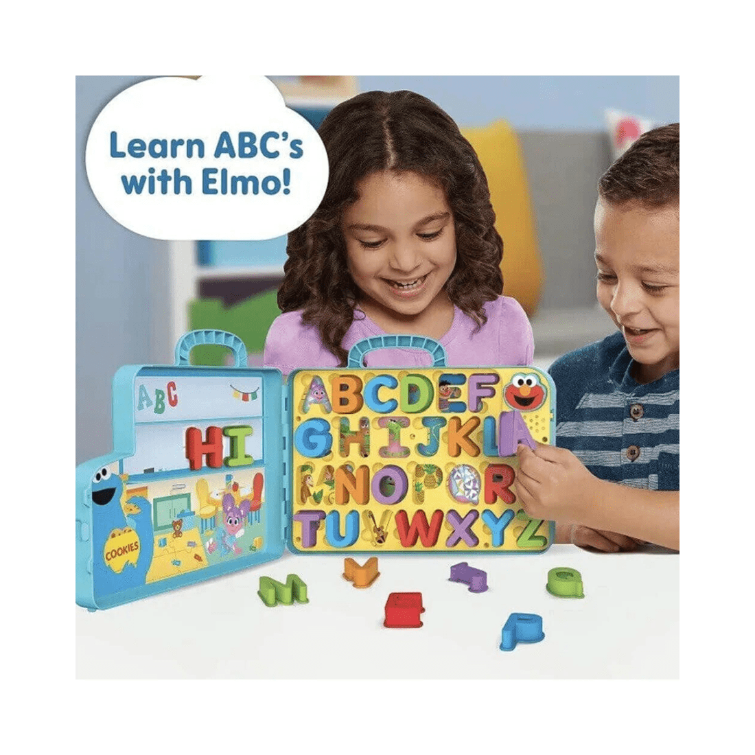 4 TRENDS INTERNATIONAL Sesame Street Elmo's Learning Letters Educational Toy, 4 of 6