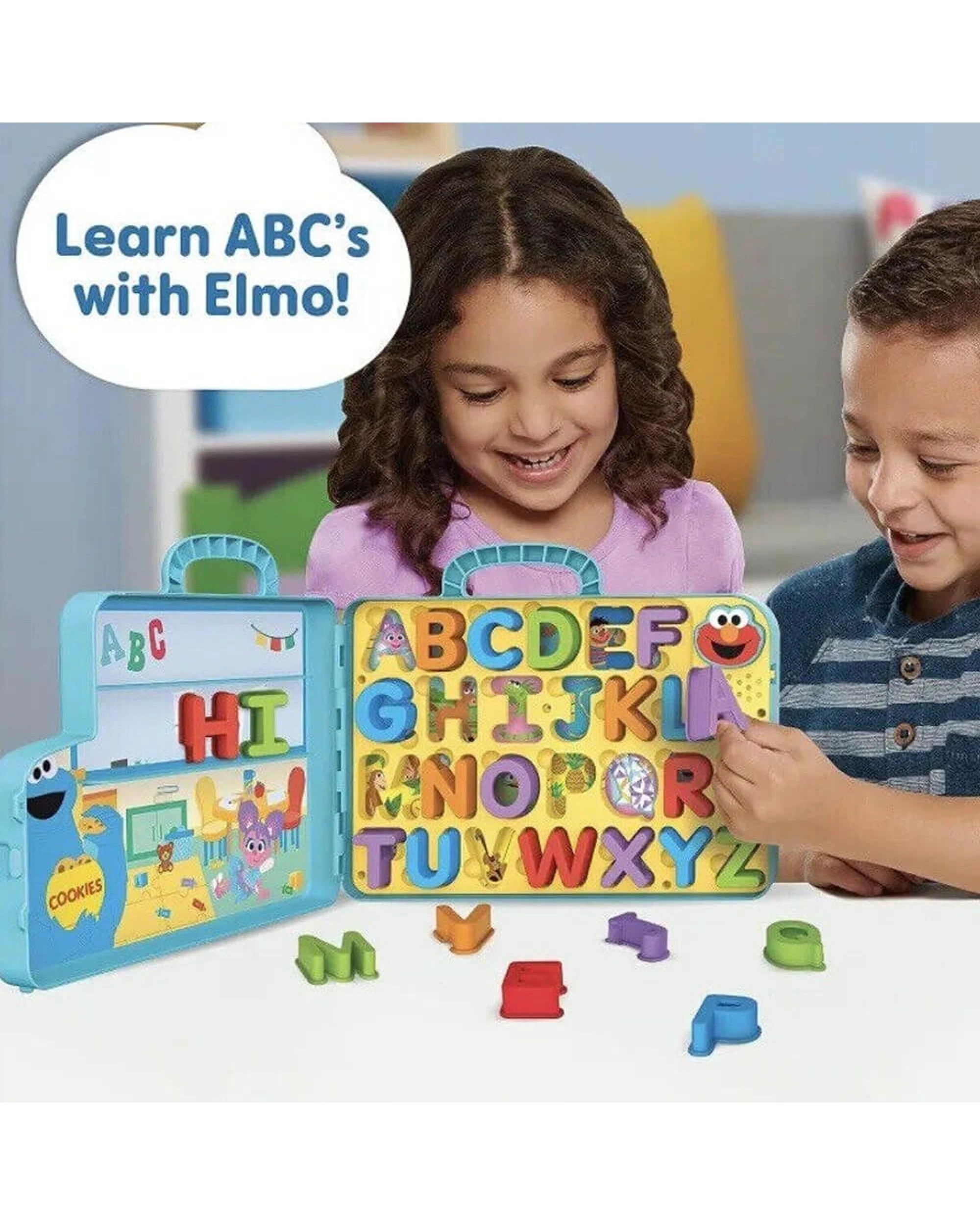 4 TRENDS INTERNATIONAL Sesame Street Elmo's Learning Letters Educational Toy, 4 of 6