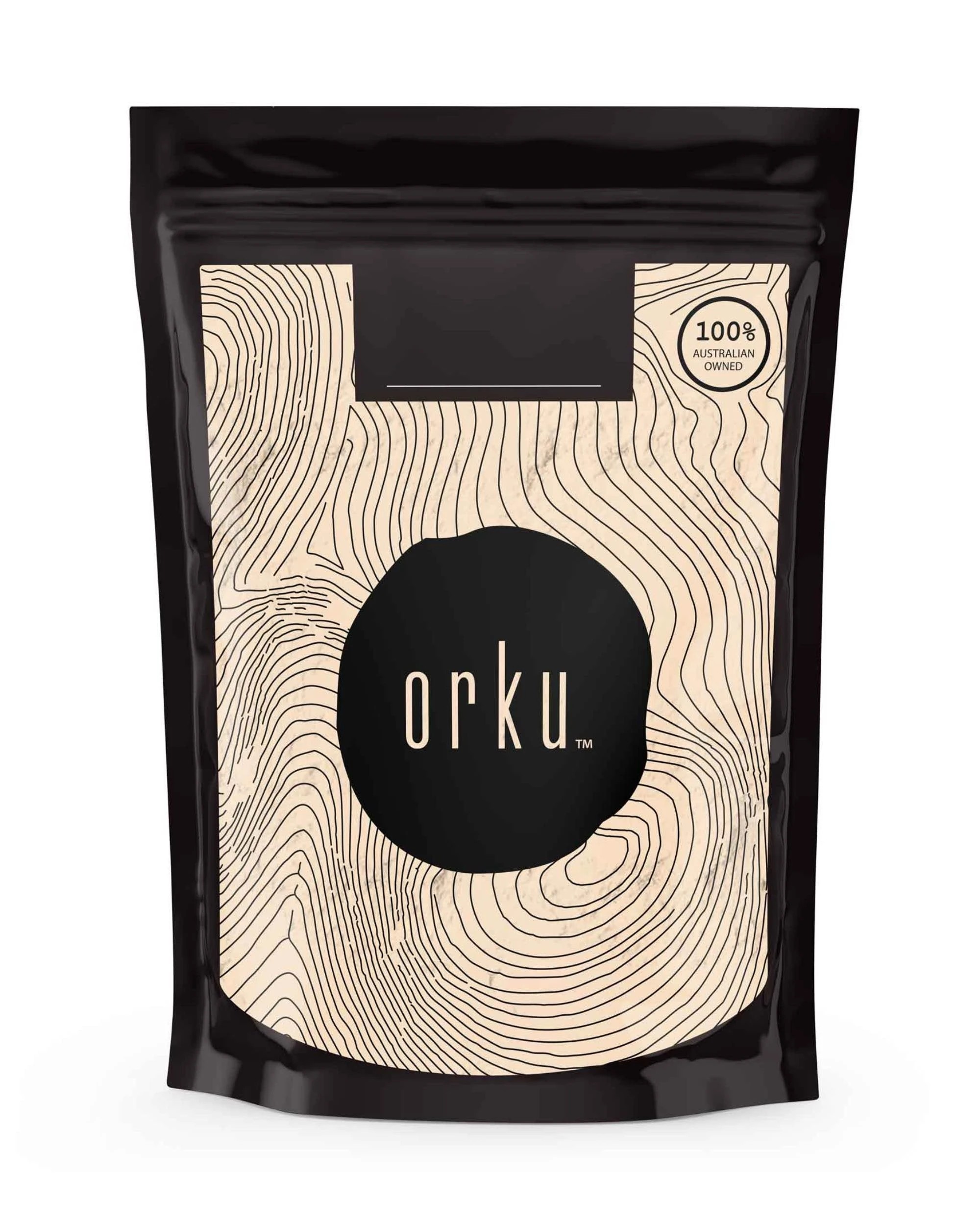1 Orku 1kg Pea Protein Isolate Powder - High Protein Plant Based Unsweetened, 1 of 2