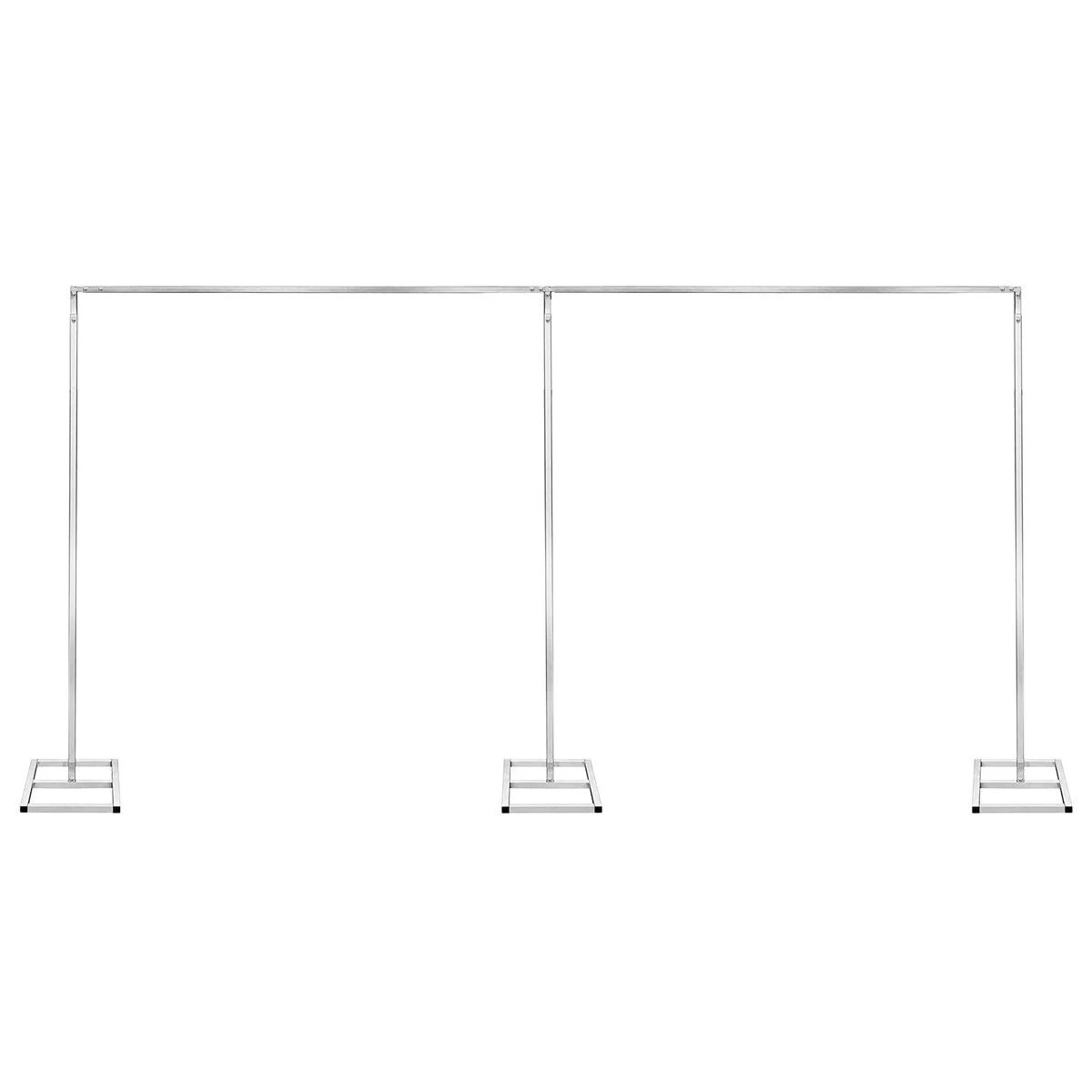 Ausway 6x3m Wedding Backdrop Stand Rectangle Metal Flower Frame Balloon ...