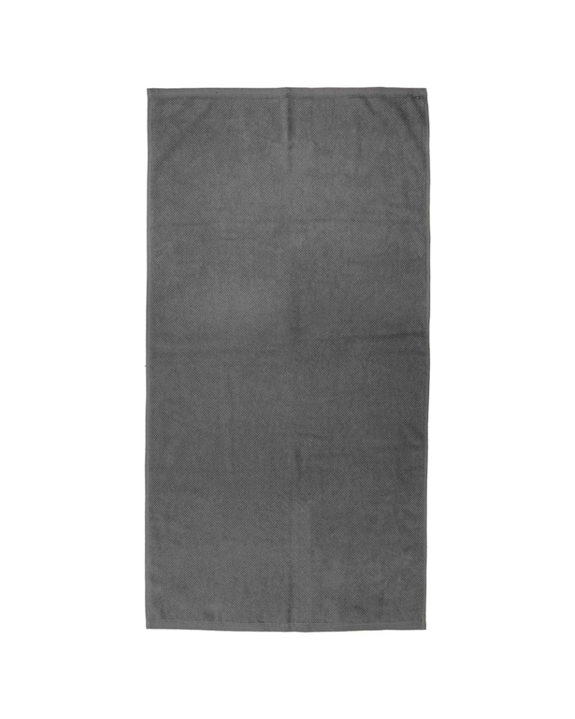 4 Bambury Angove 600gsm Soft Absorbent Cotton Bath Towel Textured - Charcoal, 4 of 4
