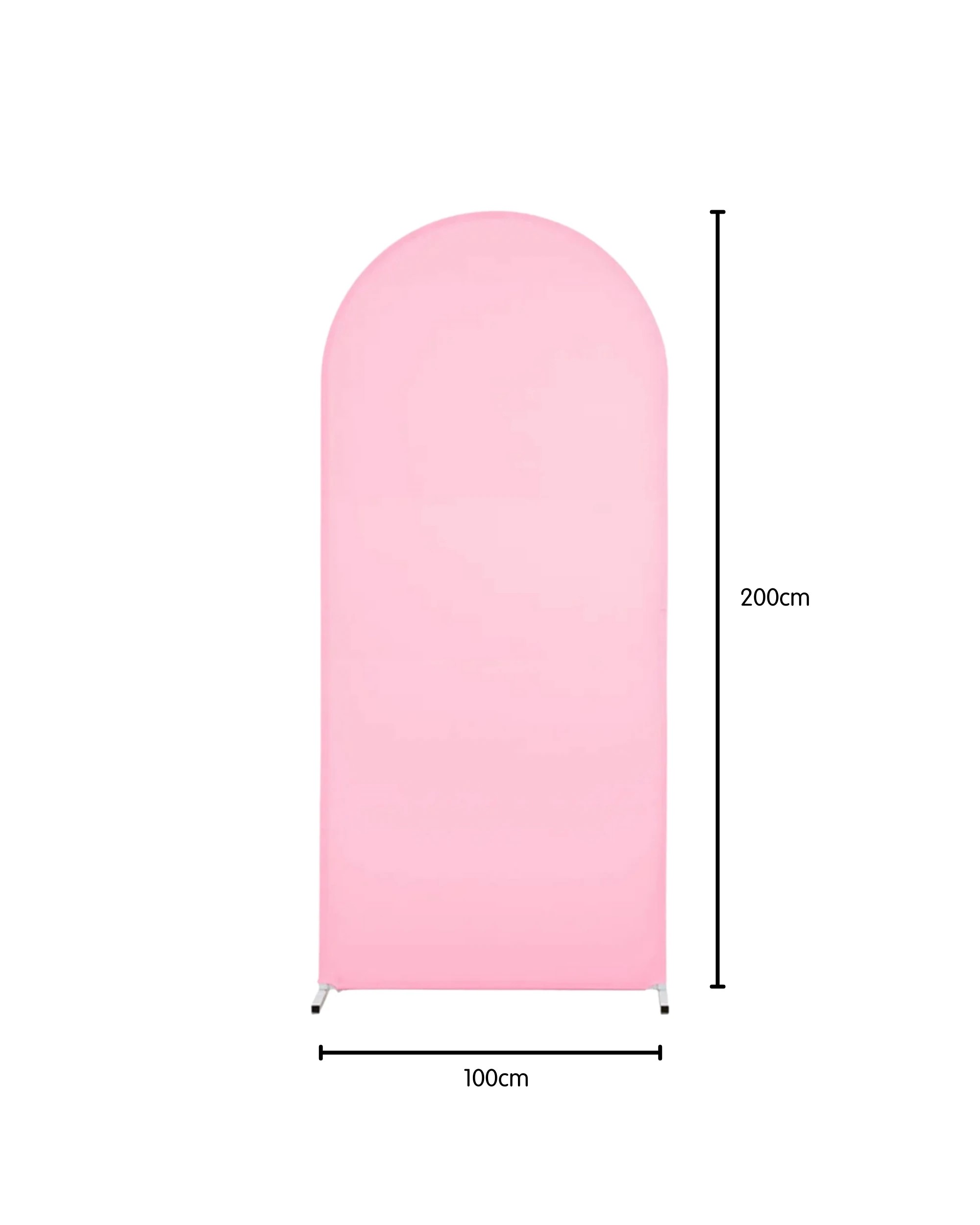 3 Party Maker Arch Stand Backdrop Cover Pastel - Pink, 3 of 4