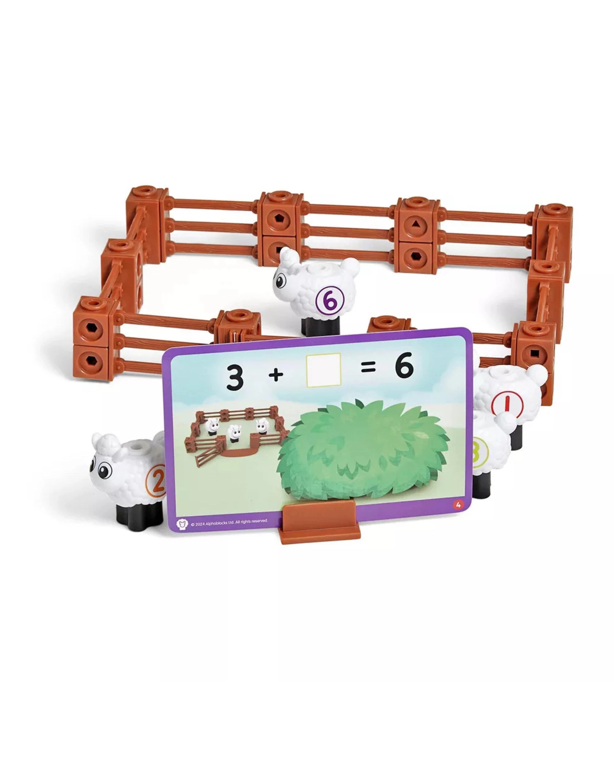 3 NumberBlocks Counting Sheep MathLink Cube Activity Set, 3 of 3