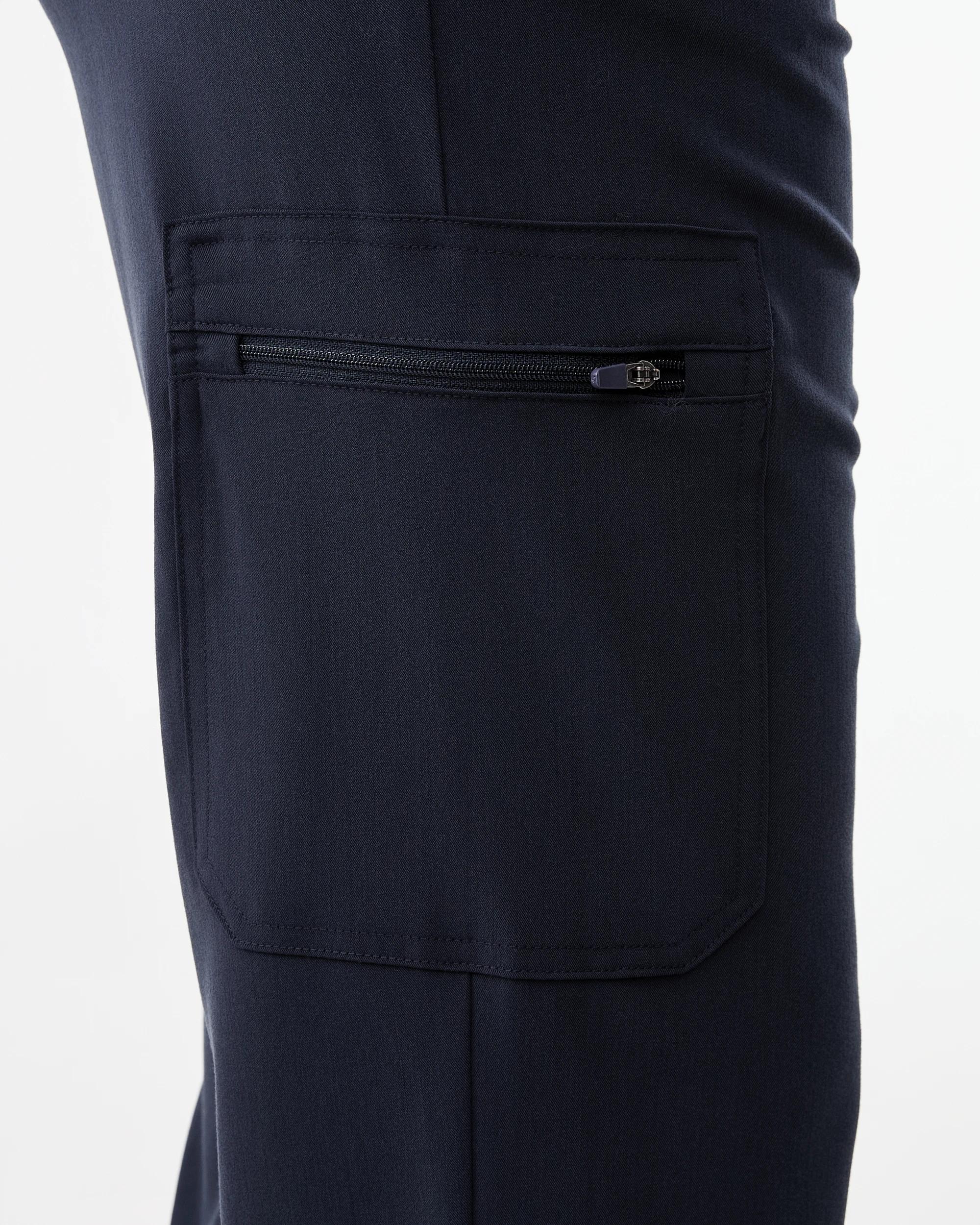 6 Workwear Scrub Cargo Pants Paris Blu, 6 of 7