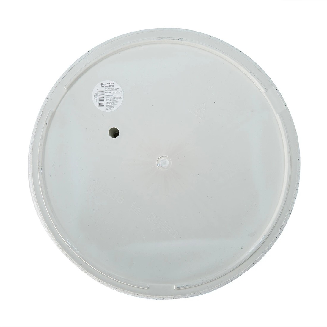 7 43cm Textured Pot - White, 7 of 7