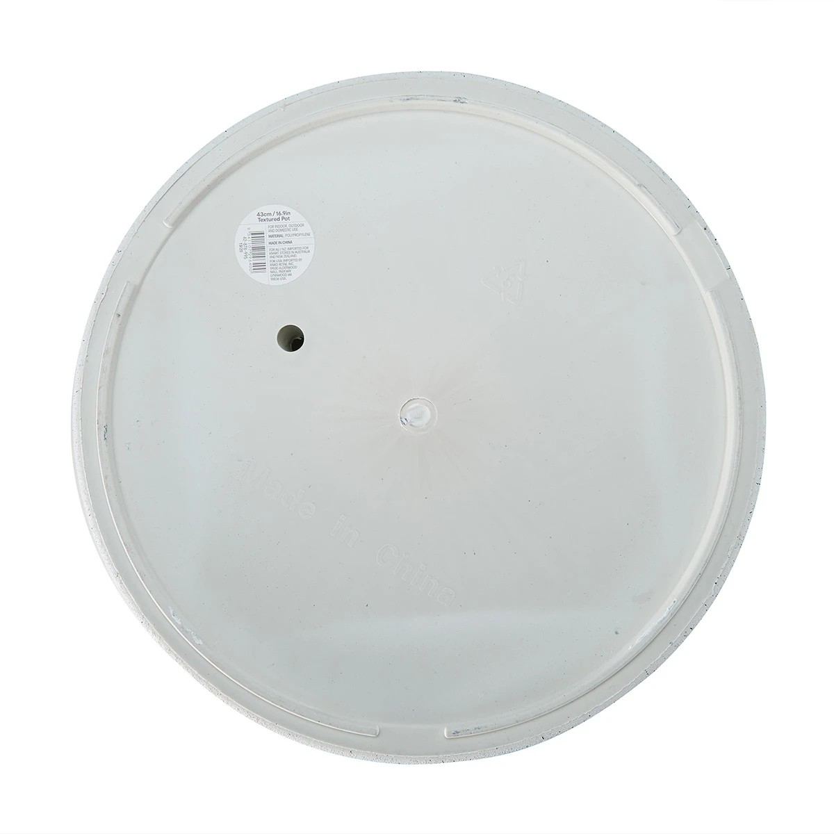 7 43cm Textured Pot - White, 7 of 7