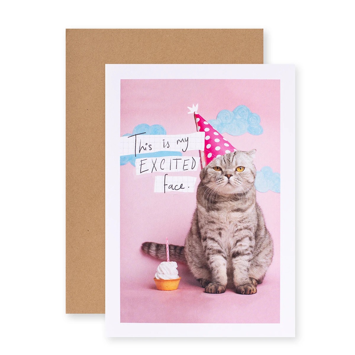 1 Connections from Hallmark Birthday Card - Excited Face, 1 of 3