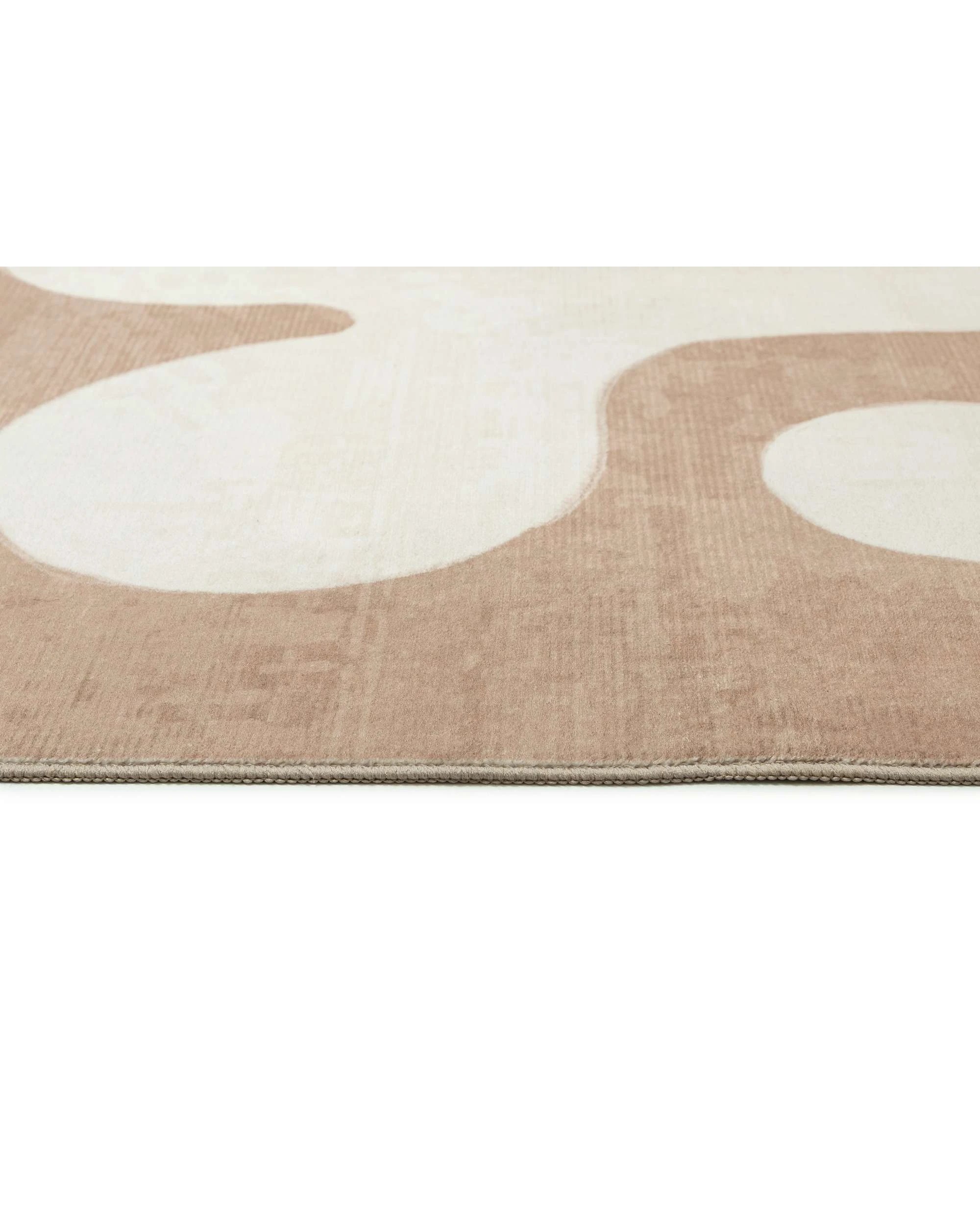 6 Loopsie Farino Abstract Washable Rug-370cm x 270cm - Beige, 6 of 8