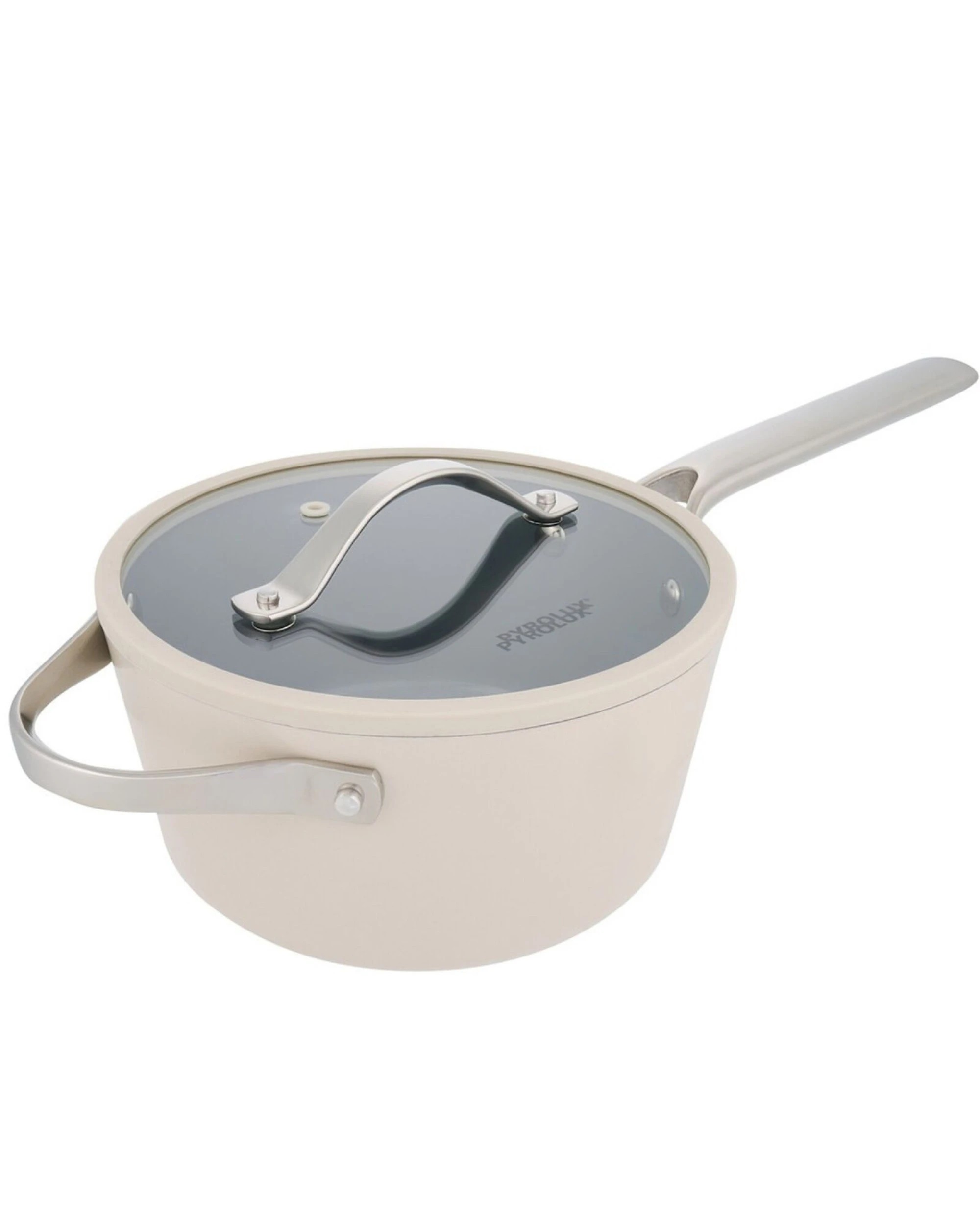 1 20cm Pyrolux Nexgen Saucepan 2.8l Ivory W/ Helper Handle | Ceramic Non-stick Oven Safe, 1 of 8