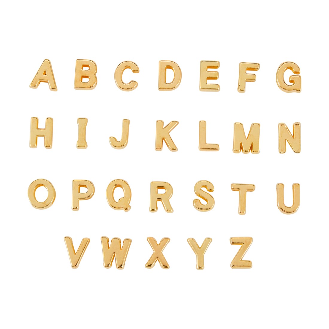 2 Jewellery Making Beads - Gold Look, 2 of 2