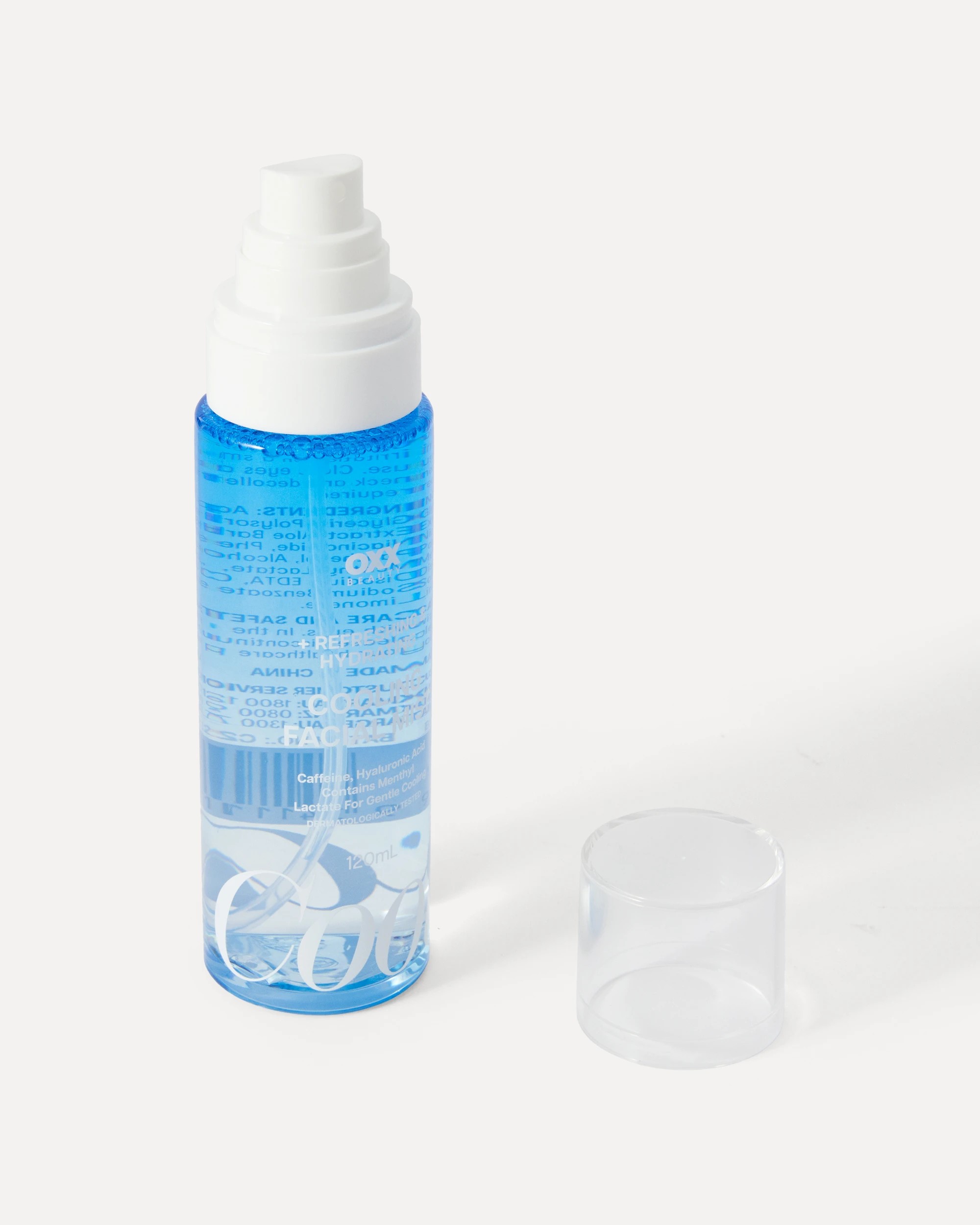 2 OXX Beauty Refreshing and Hydrating Cooling Facial Mist 120ml - Caffeine, Hyaluronic Acid and Menthyl Lactate, 2 of 4