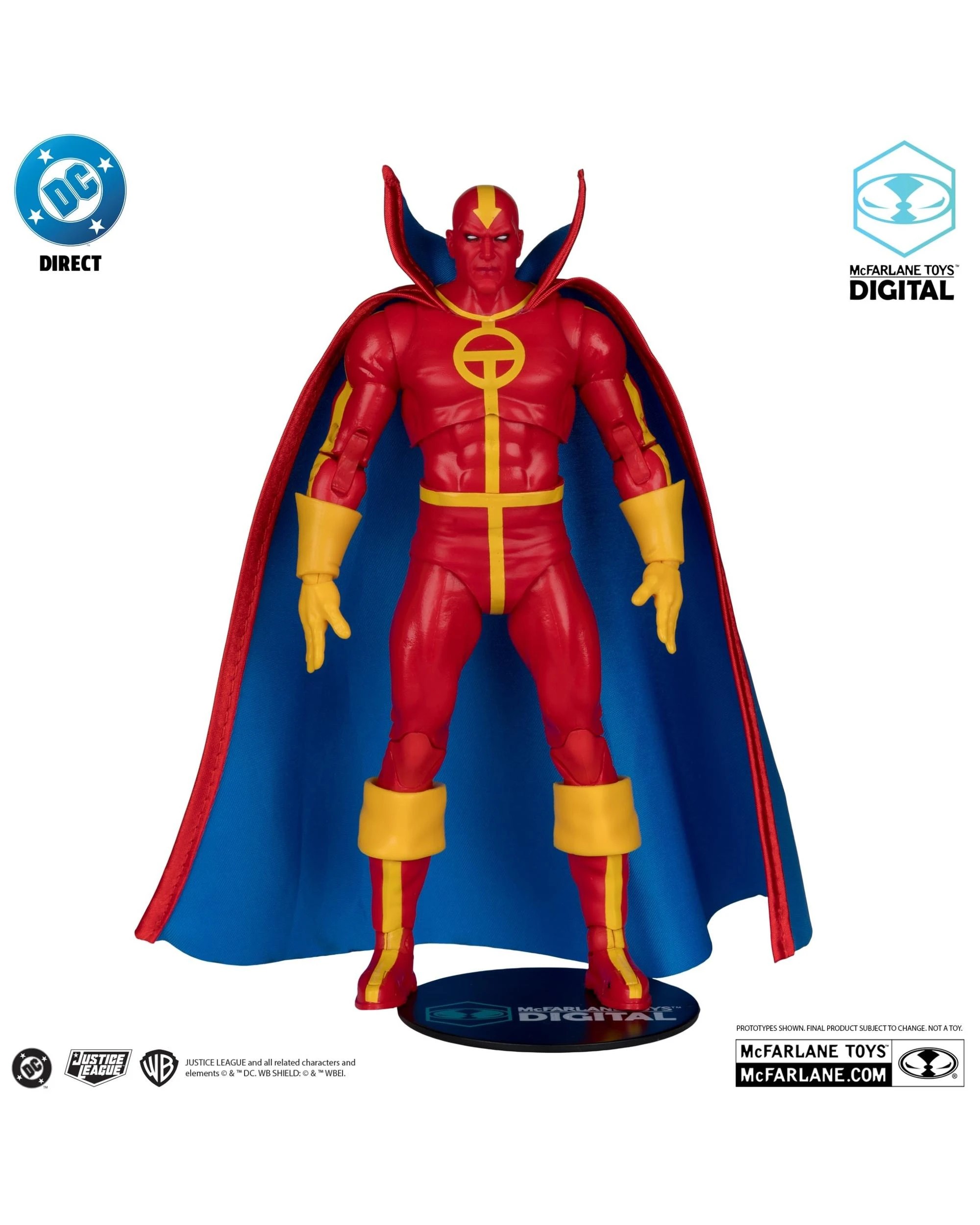 2 McFarlane Digital DC Direct DC The Bronze Age Red Tornado 7 inch Action Figure, 2 of 9