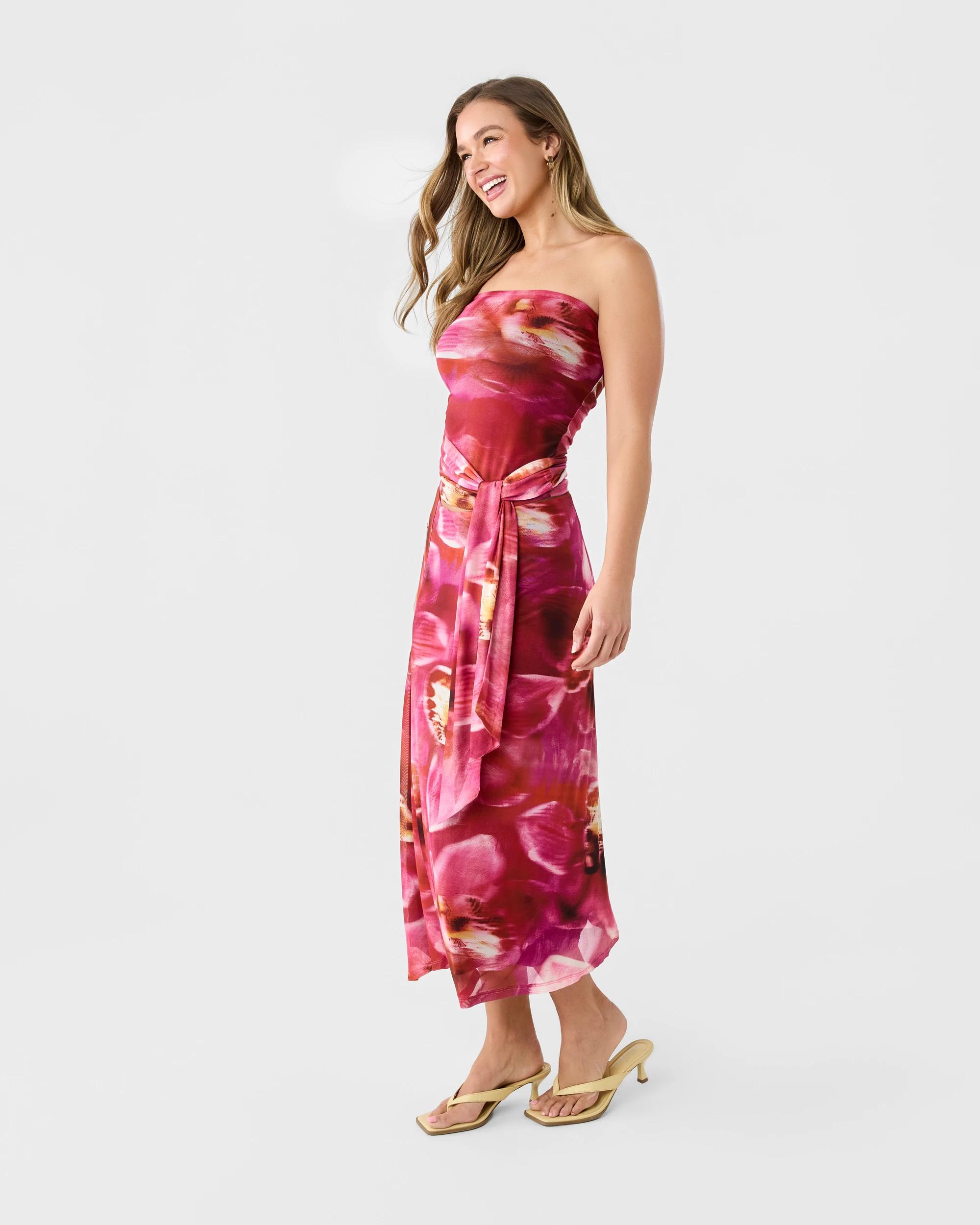7 Mesh Asymmetrical Skirt Orchid, 7 of 7