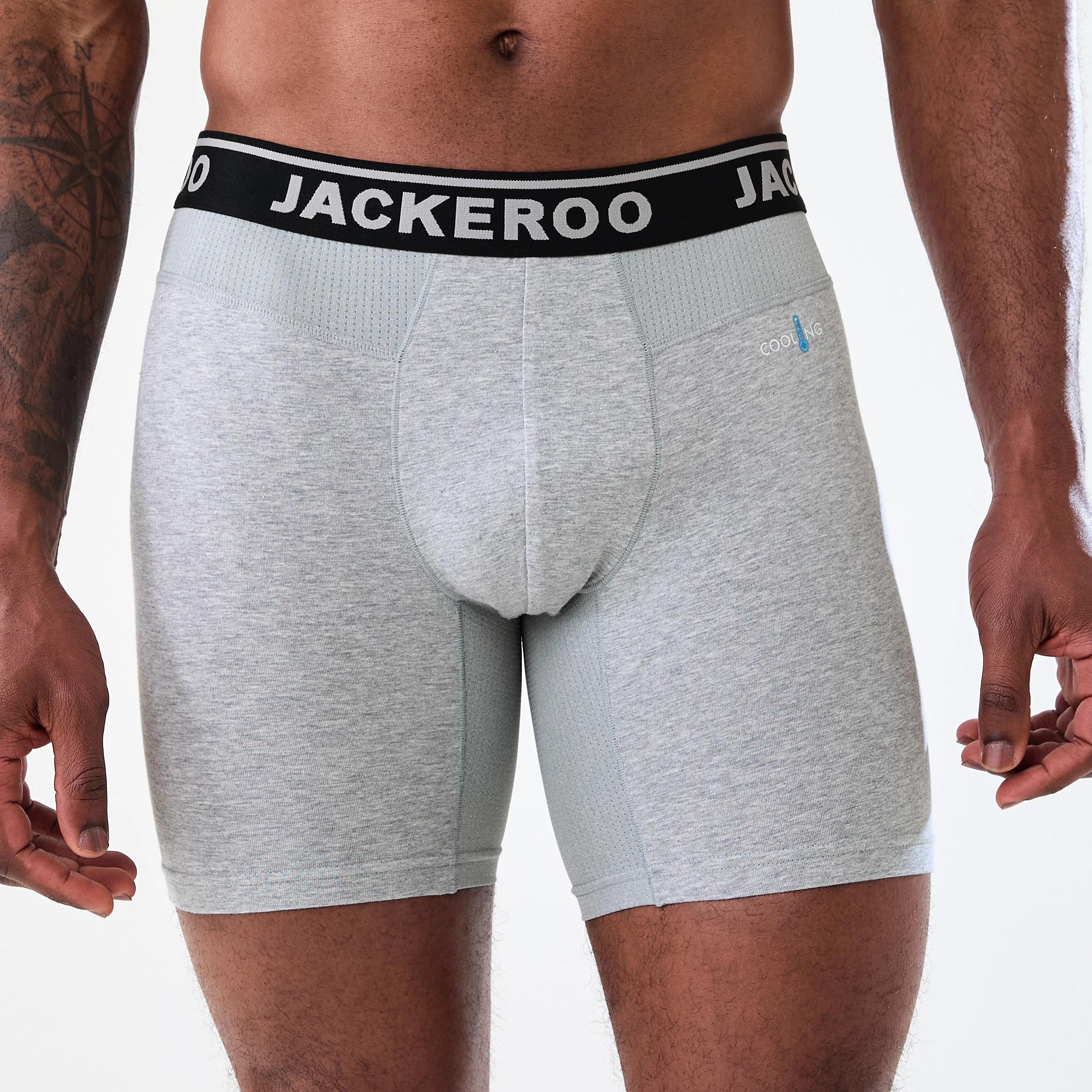 3 3 Pack Mid Length Cooling Shorts JACK BLUE, 3 of 8