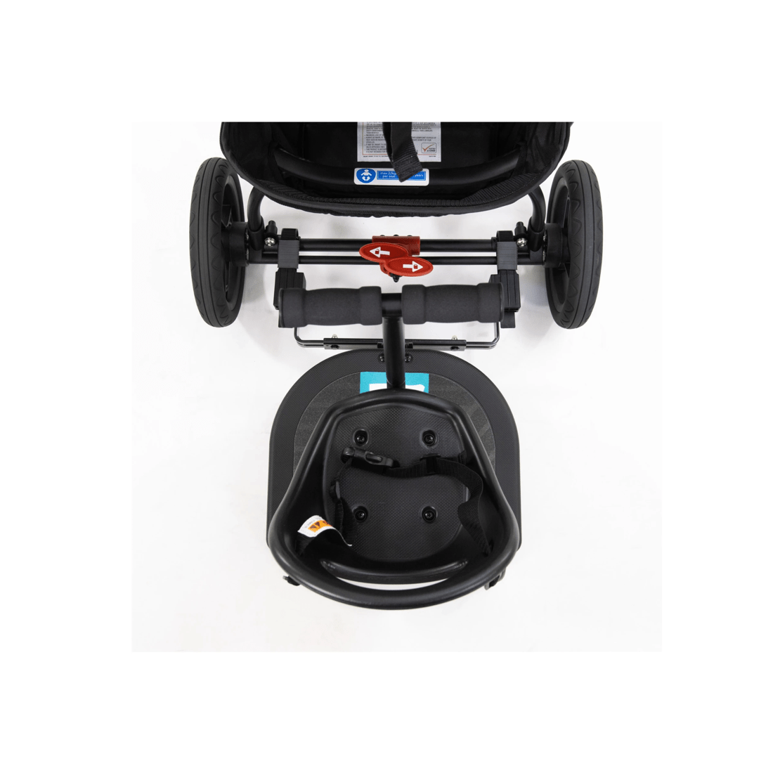 5 Vee Bee Ez Rider Stand Sit Toddler Tandem Seat Board Connector For Stroller Pram
 - Black, 5 of 9