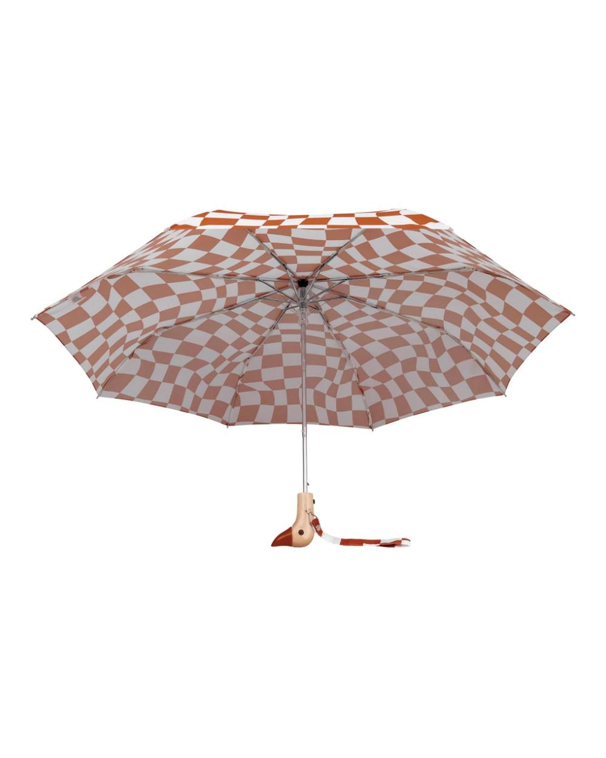 4 Original Duckhead Duck Umbrella Compact  Peanut Butter Checks  5 x 7 x 35cm, 4 of 5
