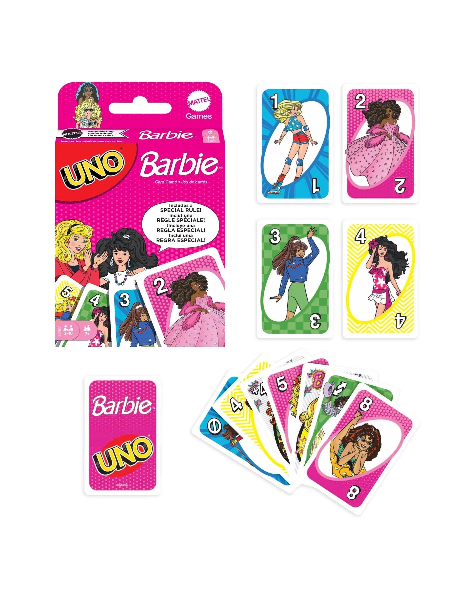 3 UNO Barbie Card Game, 3 of 7
