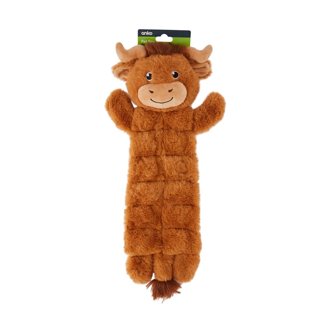 5 Pet Toy Plush Squeaker Cow, 5 of 5