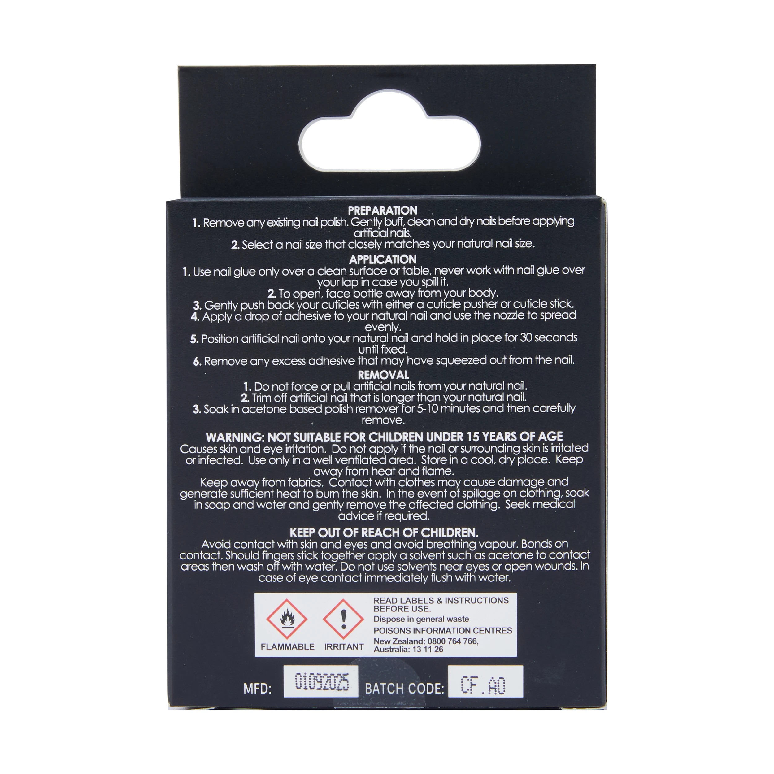 4 OXX Cosmetics 24 Pack Artificial Nails with Adhesive - Squareletto Shape, Green Swirl, 4 of 4