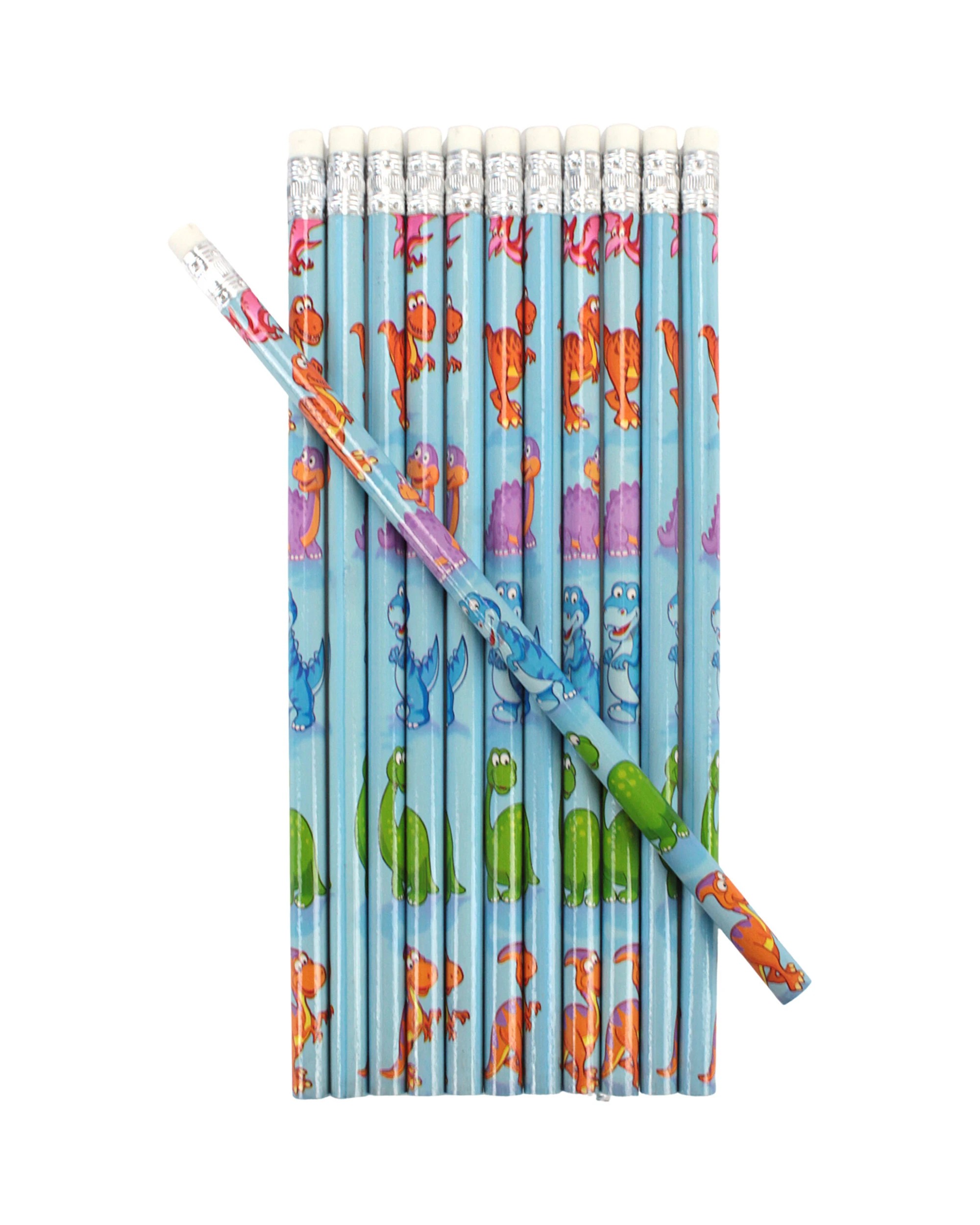 1 Party Maker Dinosaur Pencils Pack of 12 - Multi, 1 of 2