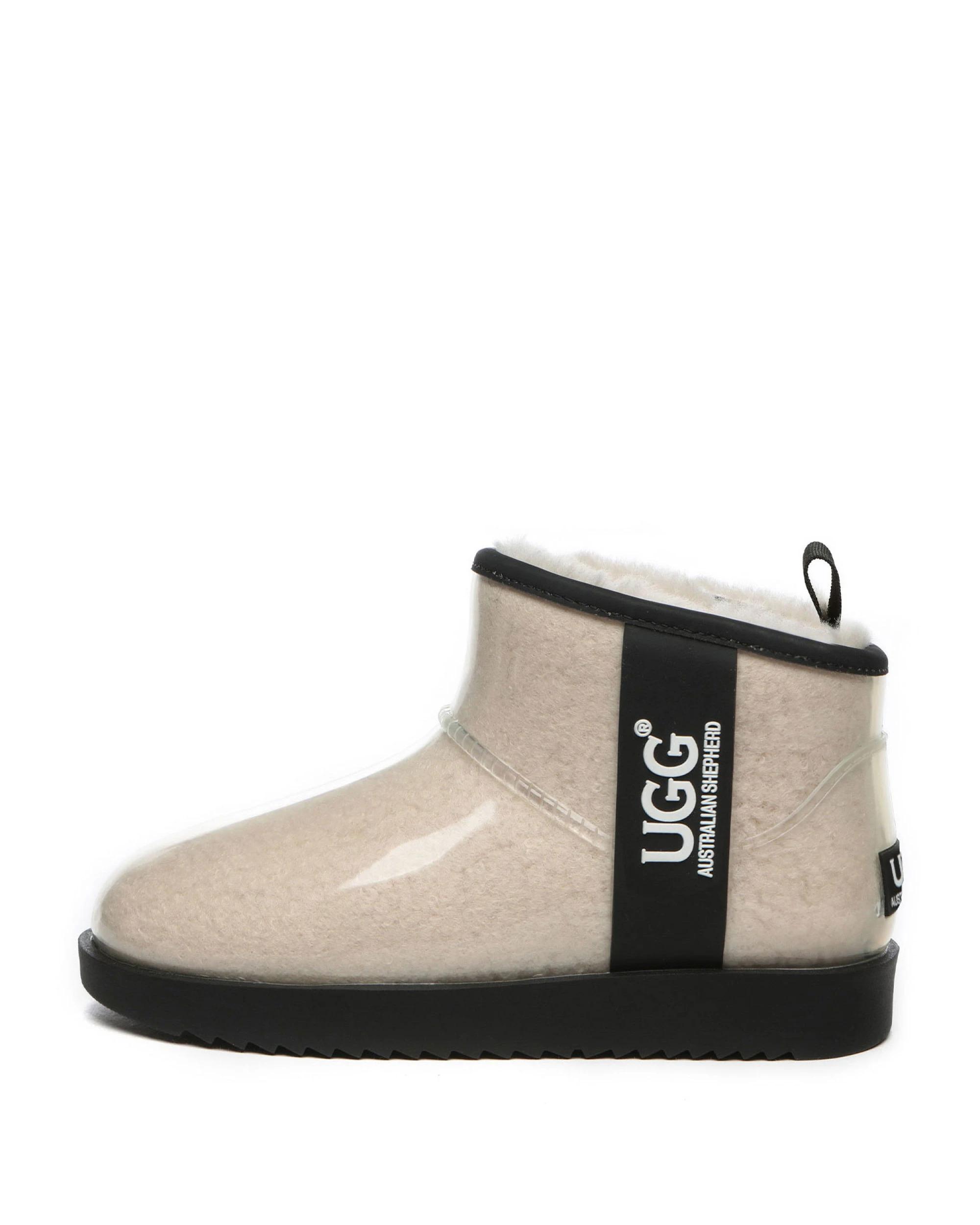 4 Australian Shepherd UGG Womens Coated Mini Waterproof Boots NATURAL, 4 of 5