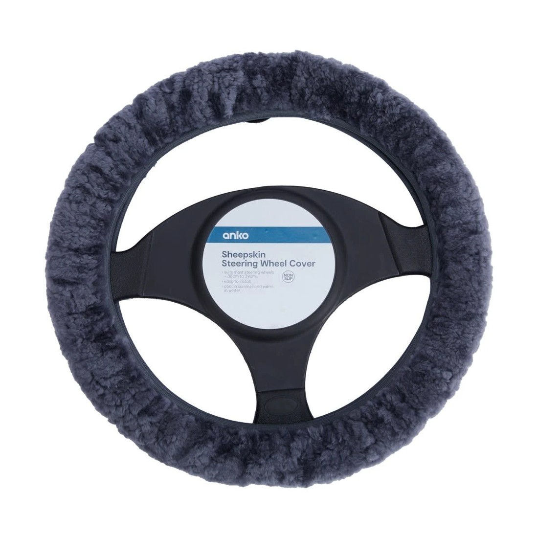 1 Steering Wheel Cover - Sheepskin, 1 of 6