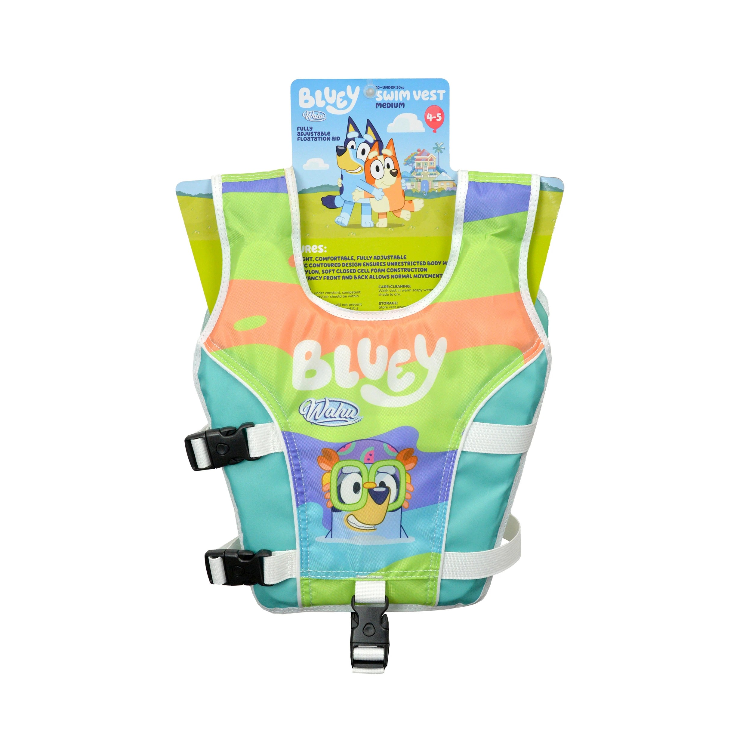 2 Bluey Wahu Swim Vest - Medium, 2 of 2