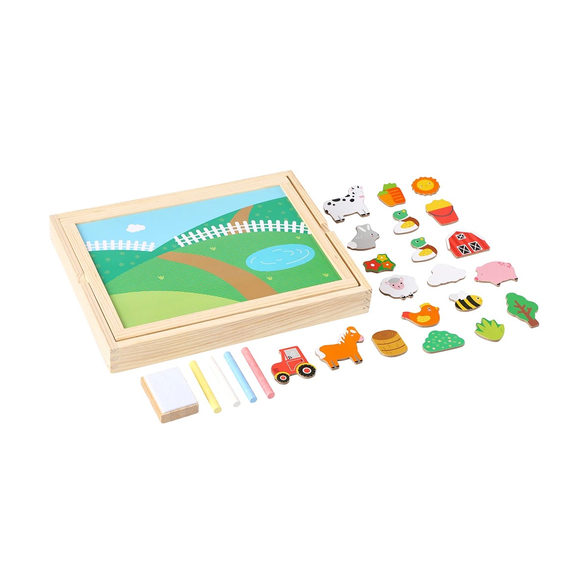 6 2-in-1 Magnetic & Blackboard Set, 6 of 7