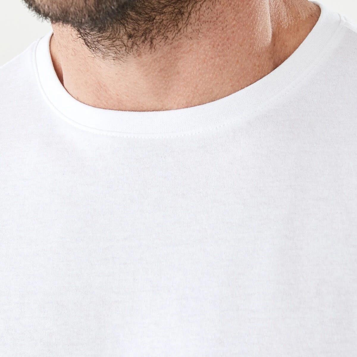 5 Plain Crew Neck T-shirt WHITE, 5 of 7