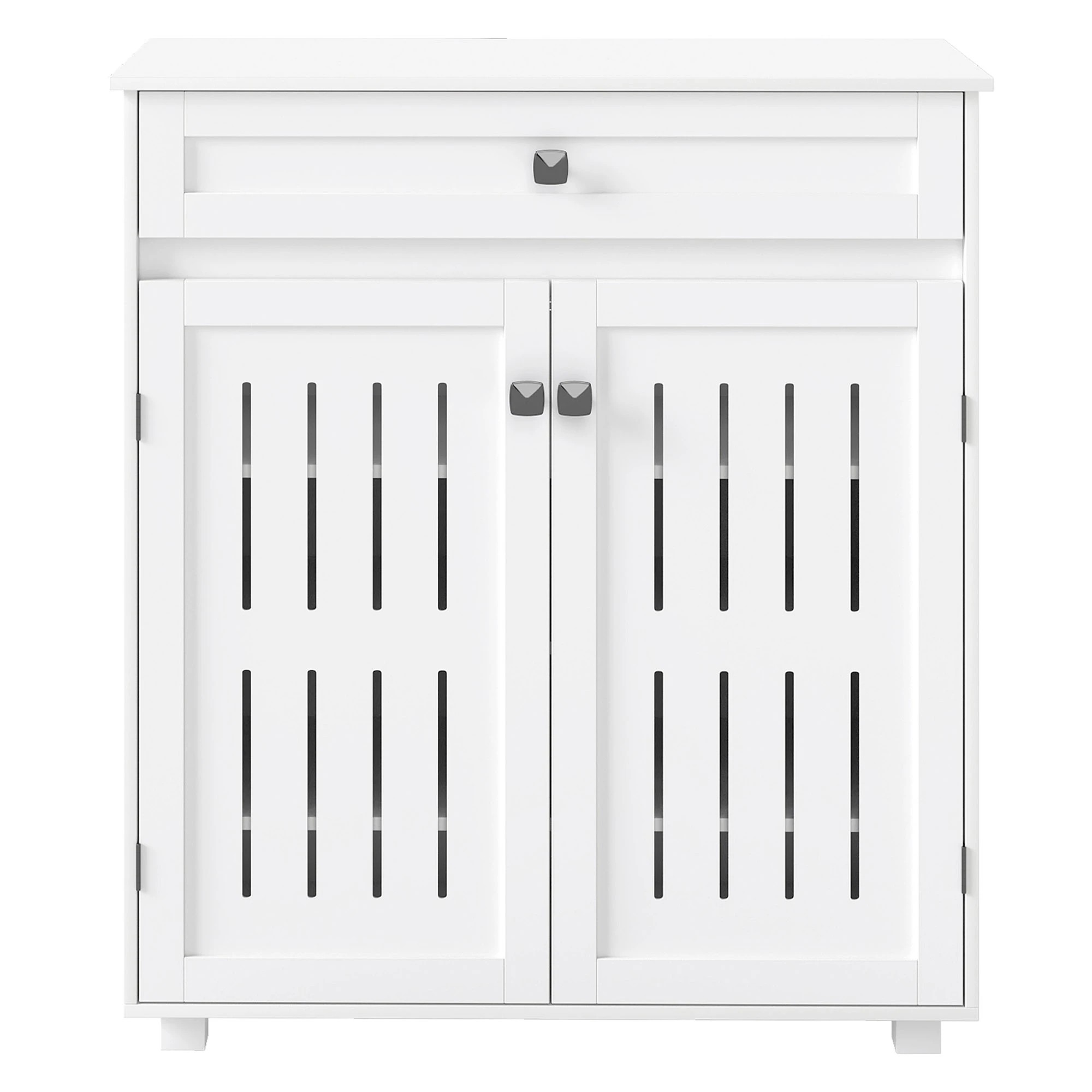 2 Levede Shoe Cabinet 4-Tier - White, 2 of 10